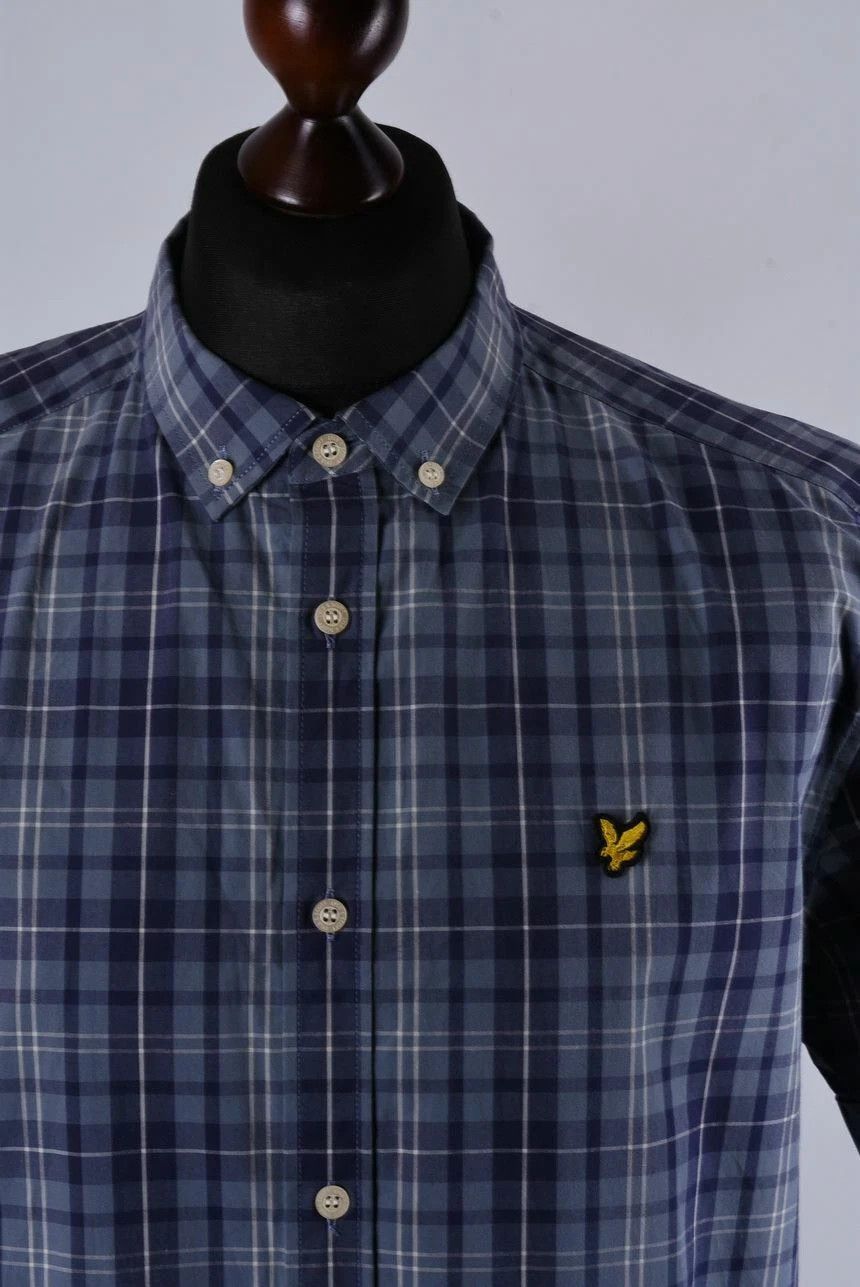 Lyle & Scott Lyle & Scott Men's Check Short Sleeve Shirt Size US M / EU 48-50 / 2 - 2 Thumbnail