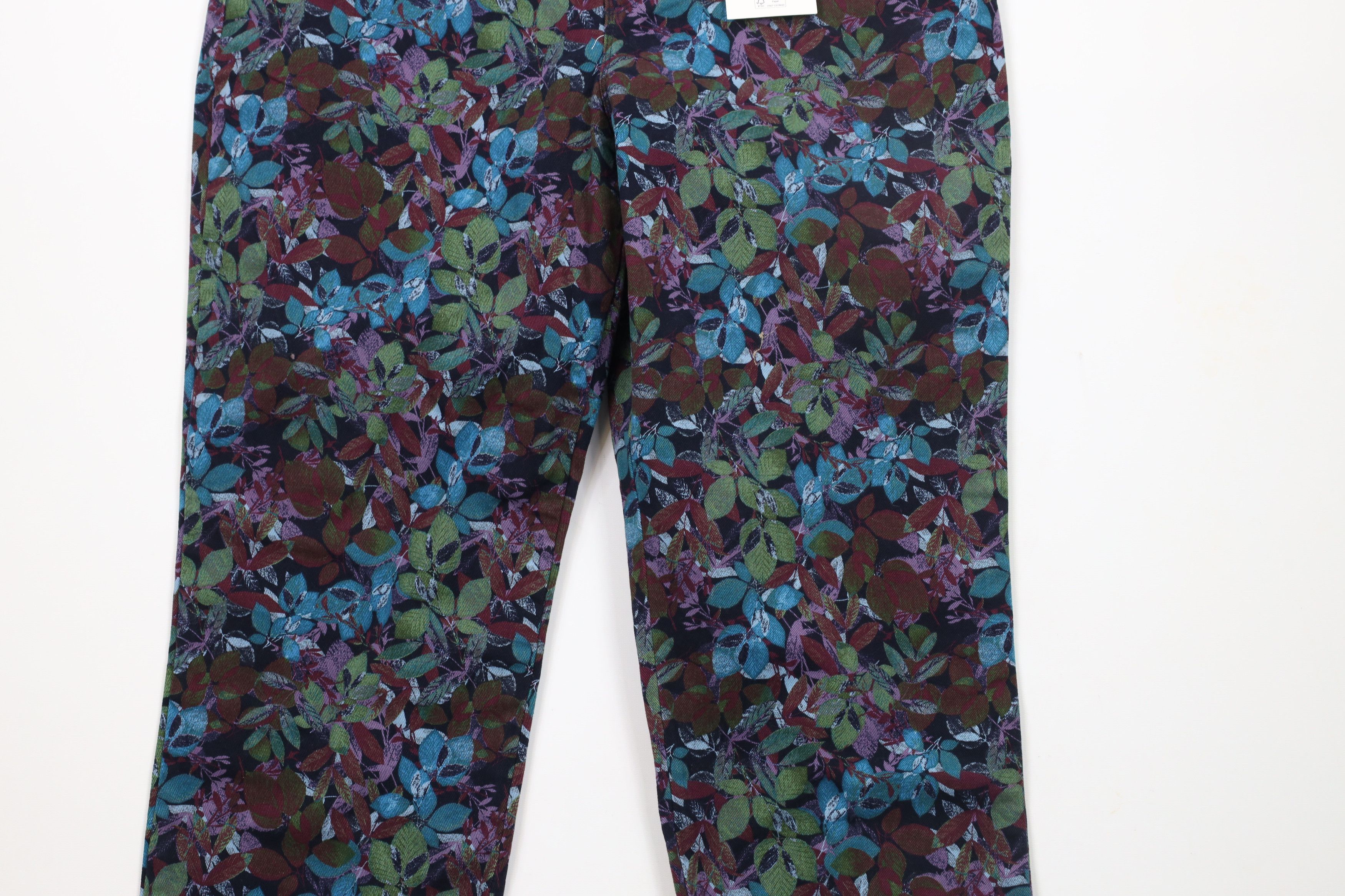 Vintage Deadstock Vintage Y2K 90s Streetwear Flower Denim Jeans Size 34" / US 12 / IT 48 - 3 Thumbnail