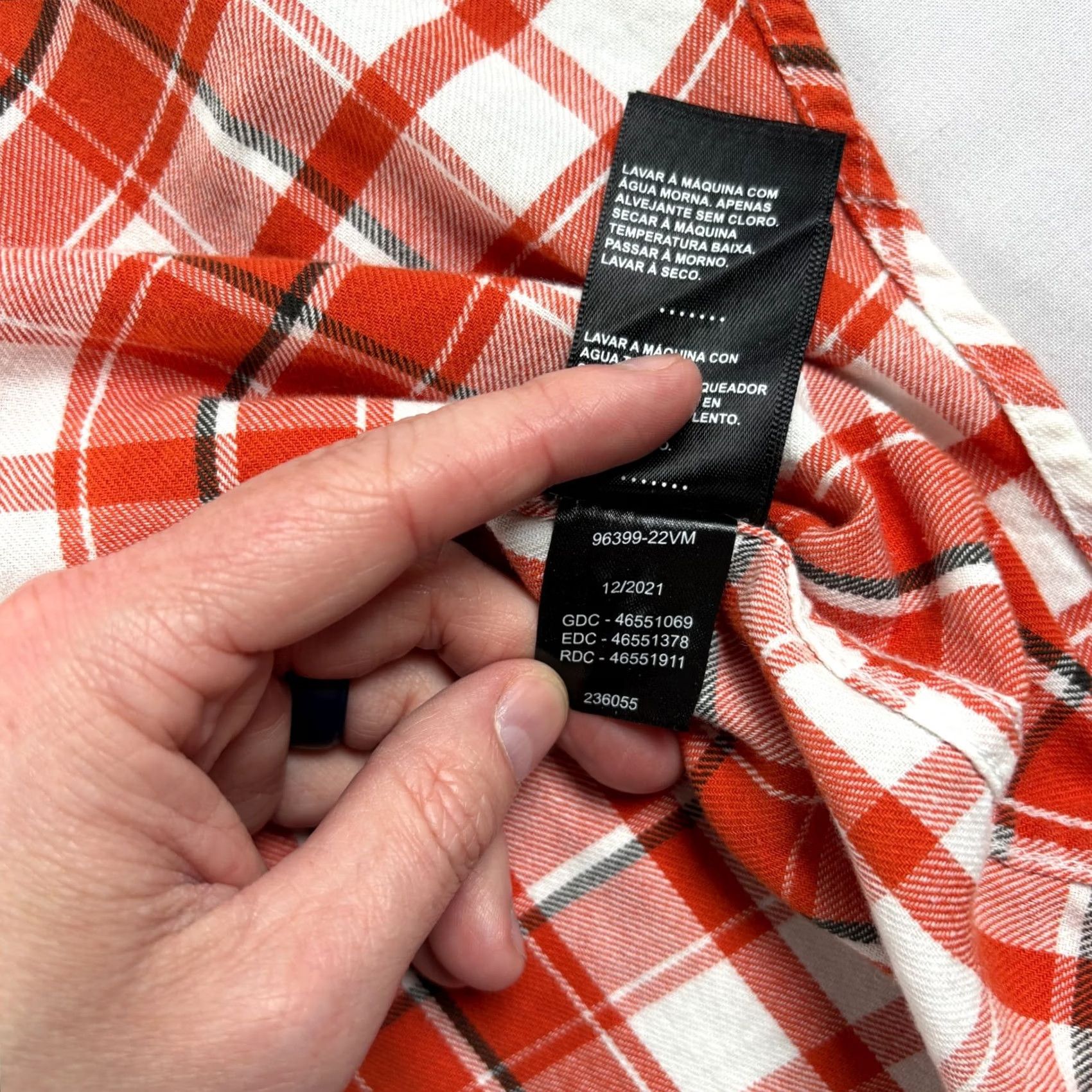 Harley Davidson Harley-Davidson Shirt Mens 3XL Orange Plaid Button-Up Short Sleeve Biker Casual Shirt Mens Size US XXL / EU 58 / 5 - 7 Thumbnail