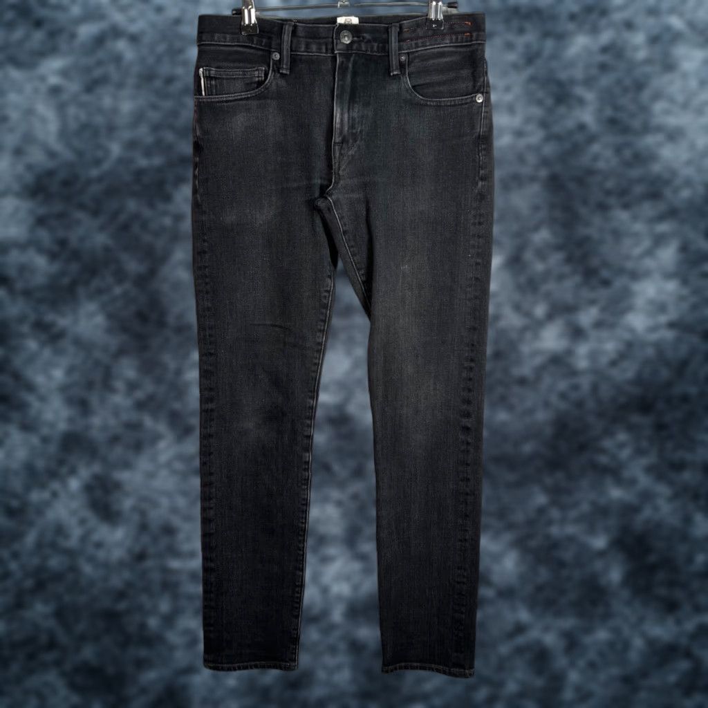 KATO Kato By Hiroshi Kato Mens Jeans 30 Black Denim Slim Fit 4 Way Cotton Blend 30 Inseam Skinny (Adult Mens) Size US 30 / EU 46 - 1 Thumbnail