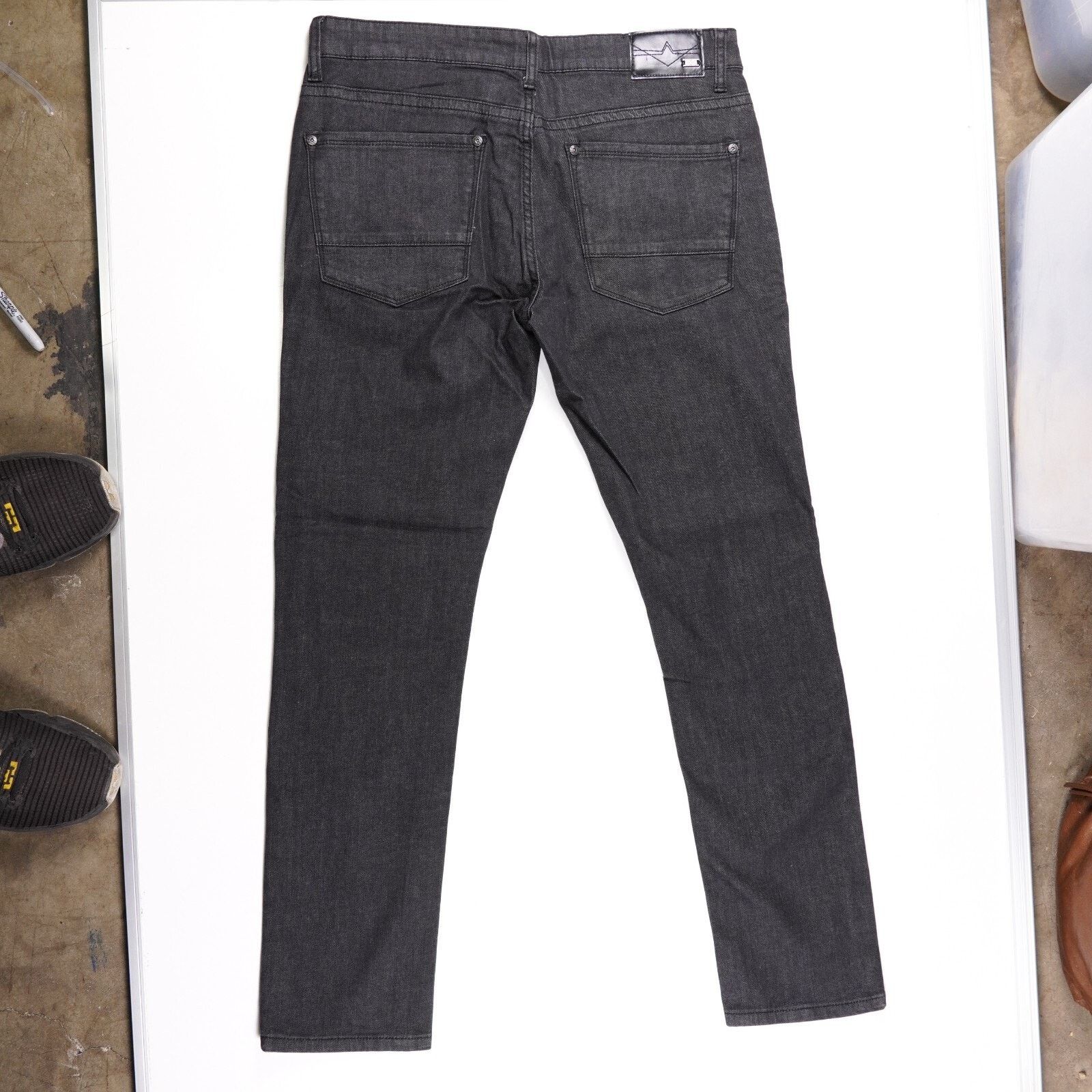 Other Inc Stockholm Denim Slim Skinny Jeans Straight Pants 32x32 Size US 32 / EU 48 - 9 Thumbnail