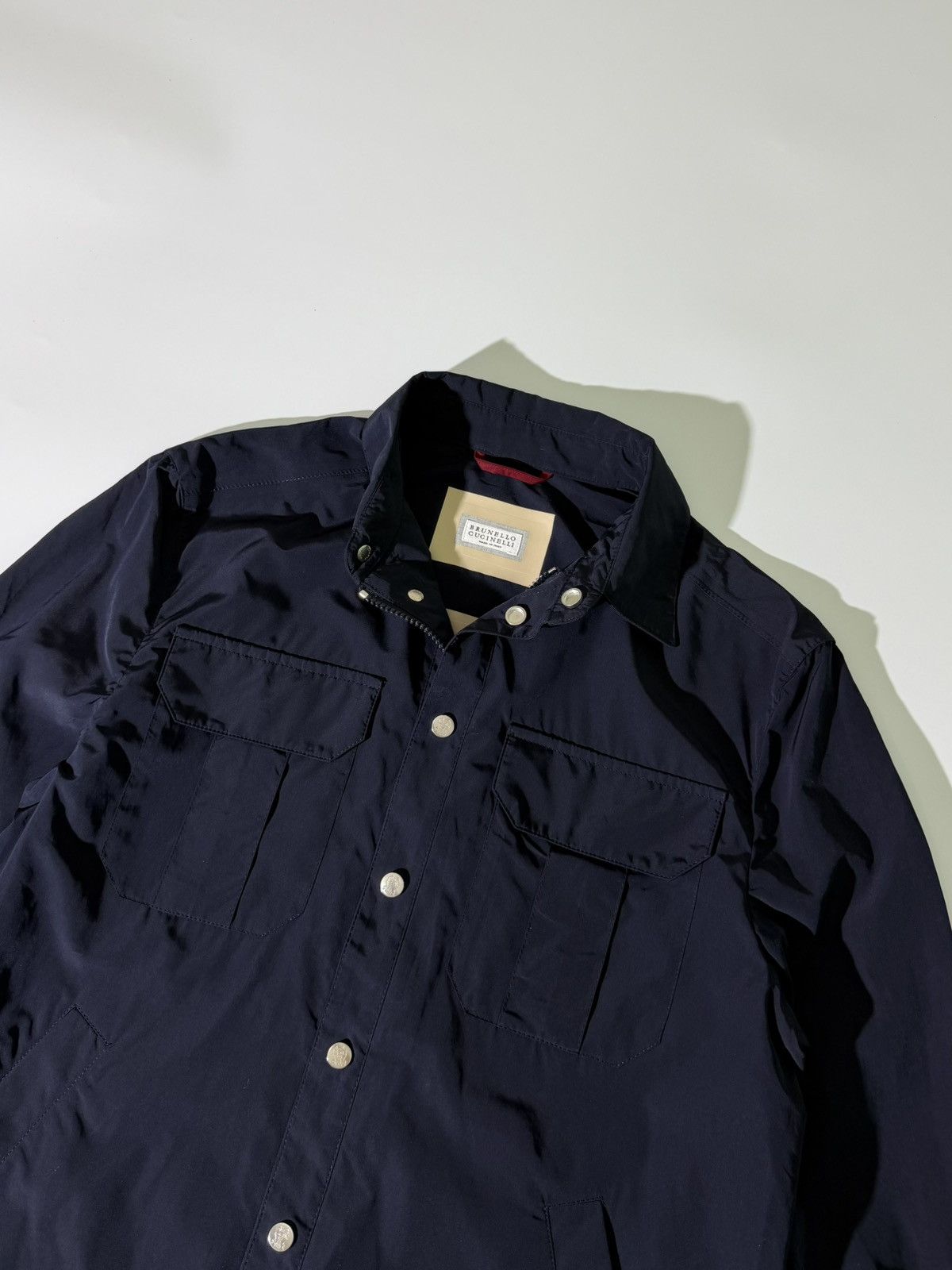 Brunello Cucinelli Brunello Cucinelli - Lightweight Shirt Jacket Size US M / EU 48-50 / 2 - 6 Thumbnail