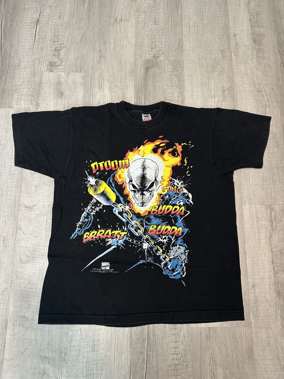 Vintage Vintage 1992 Marvel Ghostrider Comic Images Size US XL / EU 56 / 4 - 1 Thumbnail