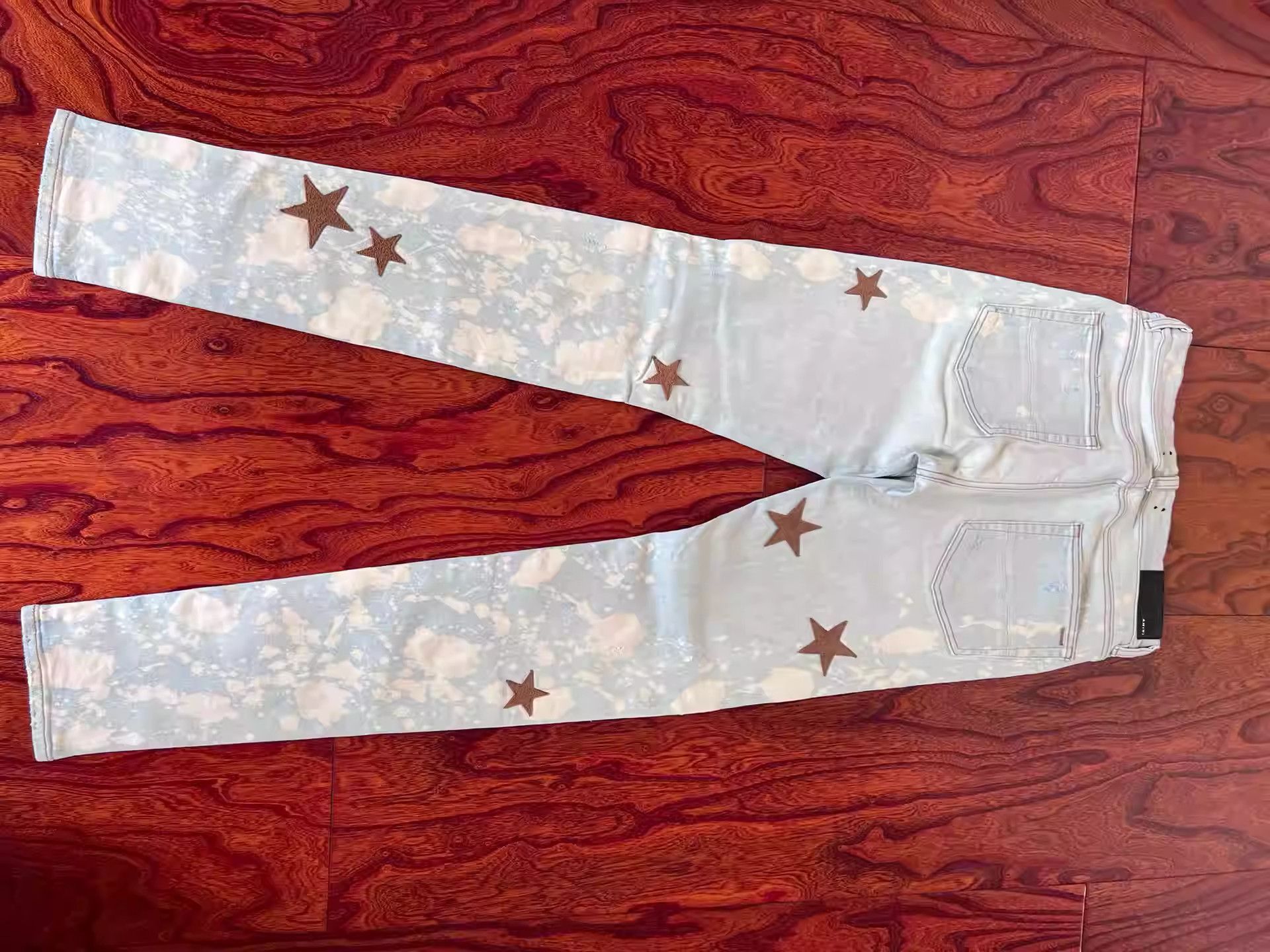 Amiri AMIRI ripped ink-splashed patch jeans-2506 Size US 31 - 2 Thumbnail