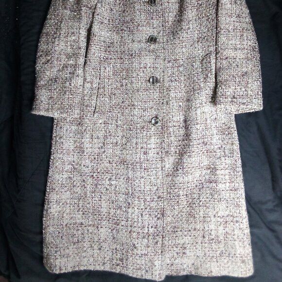 Vintage 60s Gala Forest Wool Overcoat Pea Coat