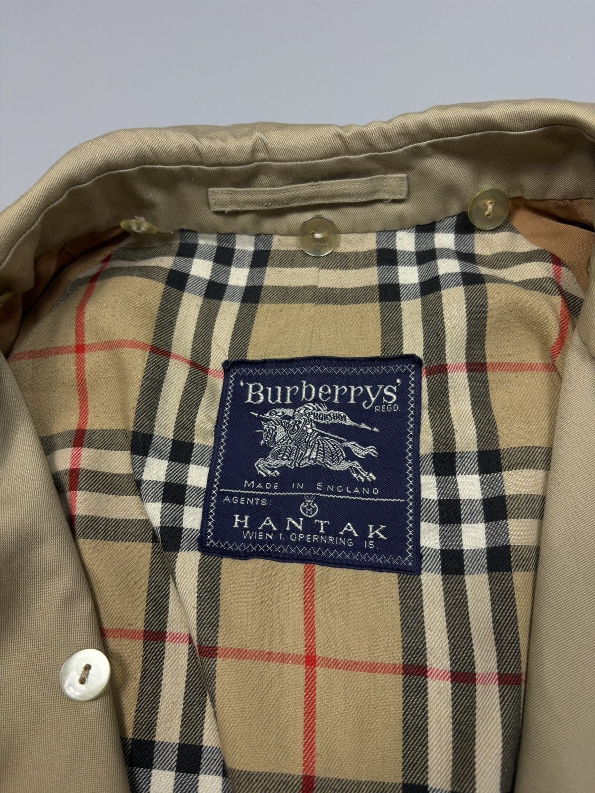 Burberry Burberry Vintage Trench Coat Nova Check England 90s l Size US L / EU 52-54 / 3 - 14 Thumbnail