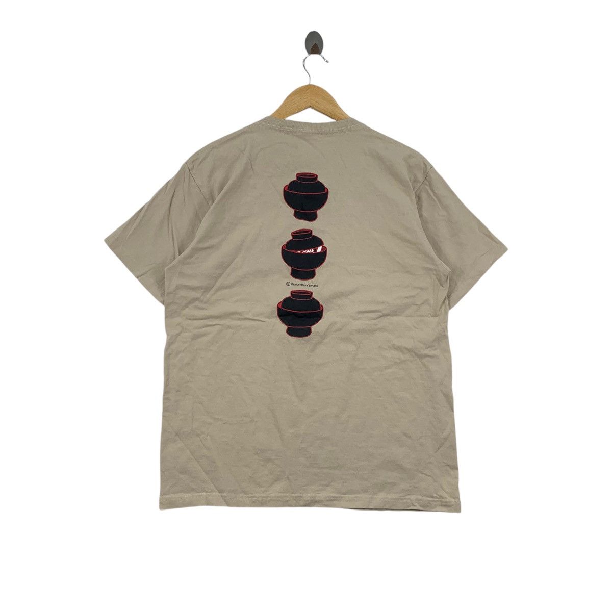 Japanese Brand KURUNEKO YAMATO Japanese Brand Logo Print Design Brown Size US XL / EU 56 / 4 - 4 Thumbnail