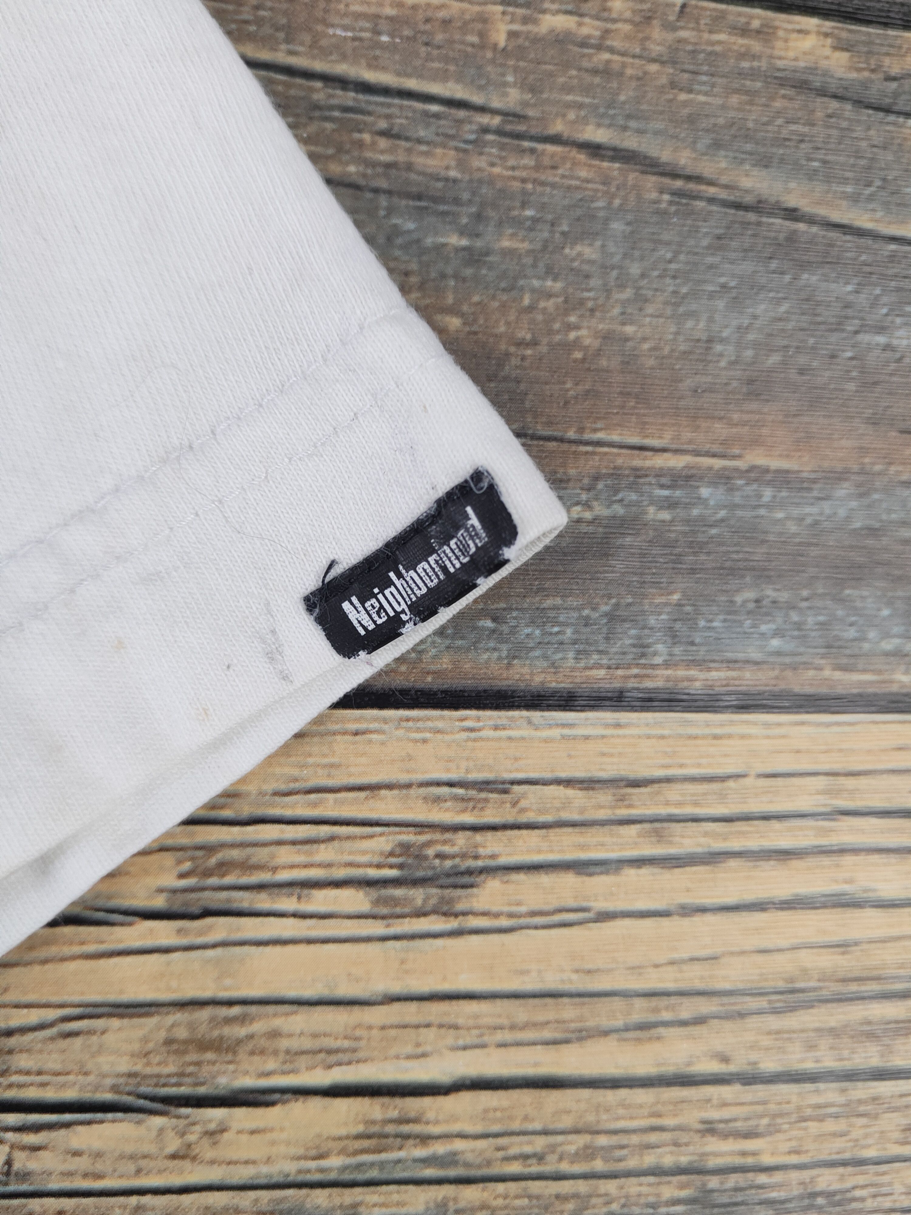 Neighborhood DL Neighborhood White Short Sleeve T-shirt #2055 Size US M / EU 48-50 / 2 - 8 Thumbnail