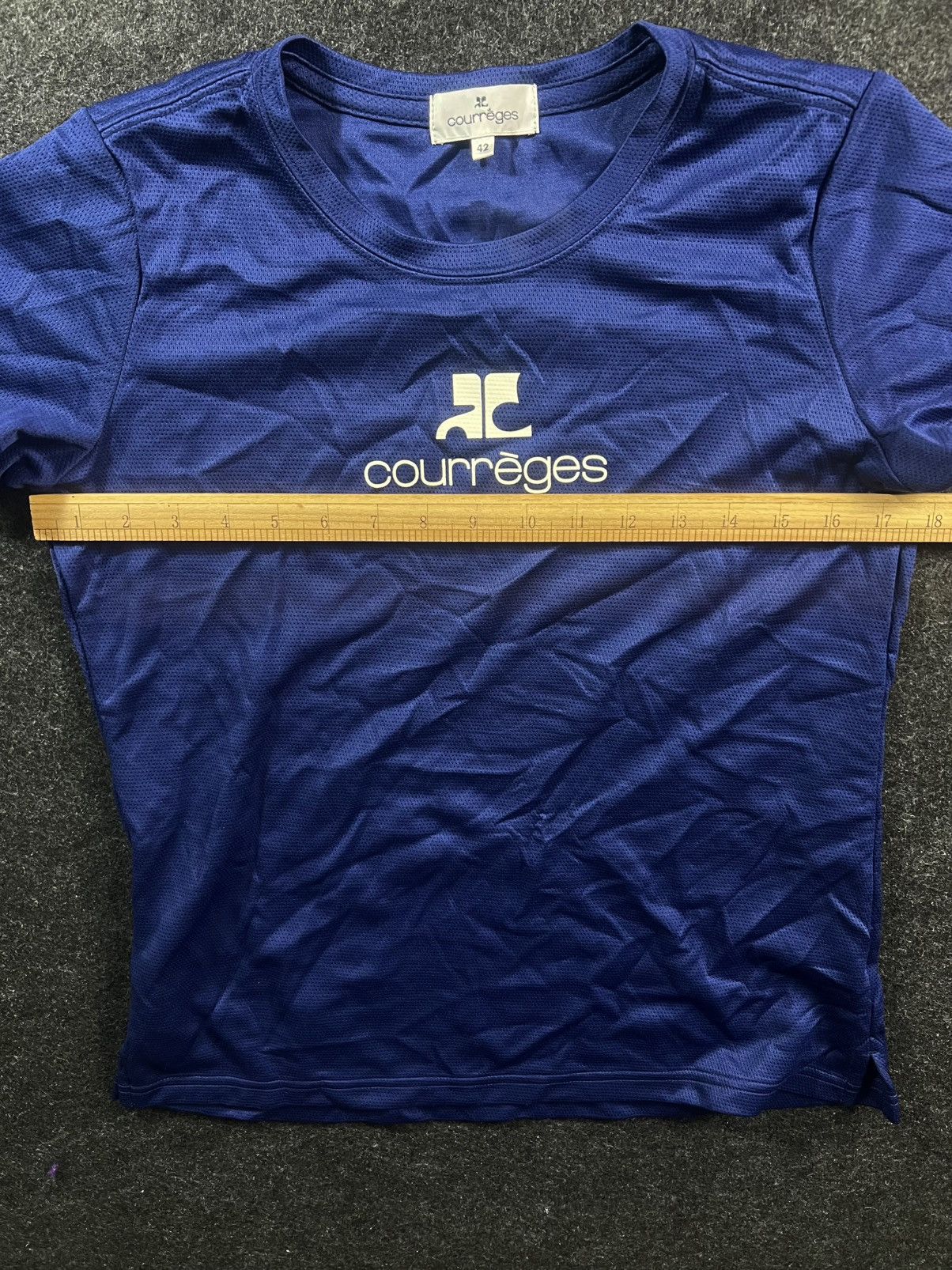 Courreges Vintage Courreges Jersey Shirt Sport Futur Rare Size M / US 6-8 / IT 42-44 - 4 Thumbnail