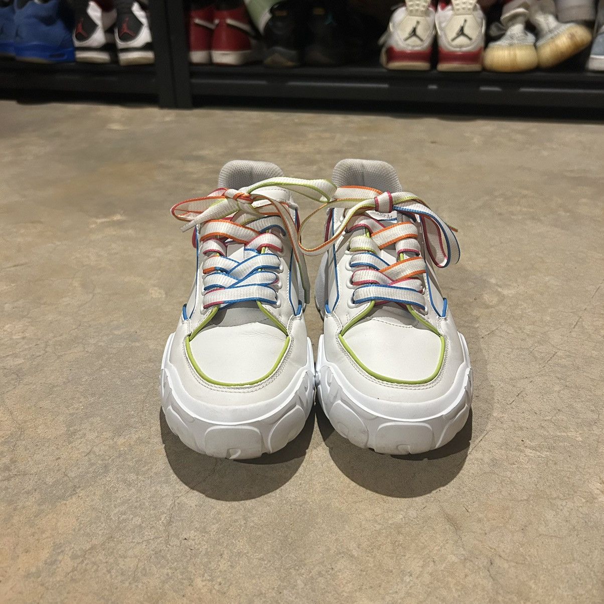 Alexander McQueen × Designer Alexander McQueen Court Outline Trainer Sneakers EU 38.5 Size US 6.5 / EU 39-40 - 4 Thumbnail