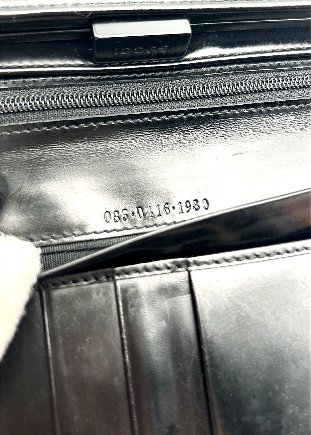 Gucci Gucci Long Leather Wallet Black Unisex Size ONE SIZE - 11 Thumbnail