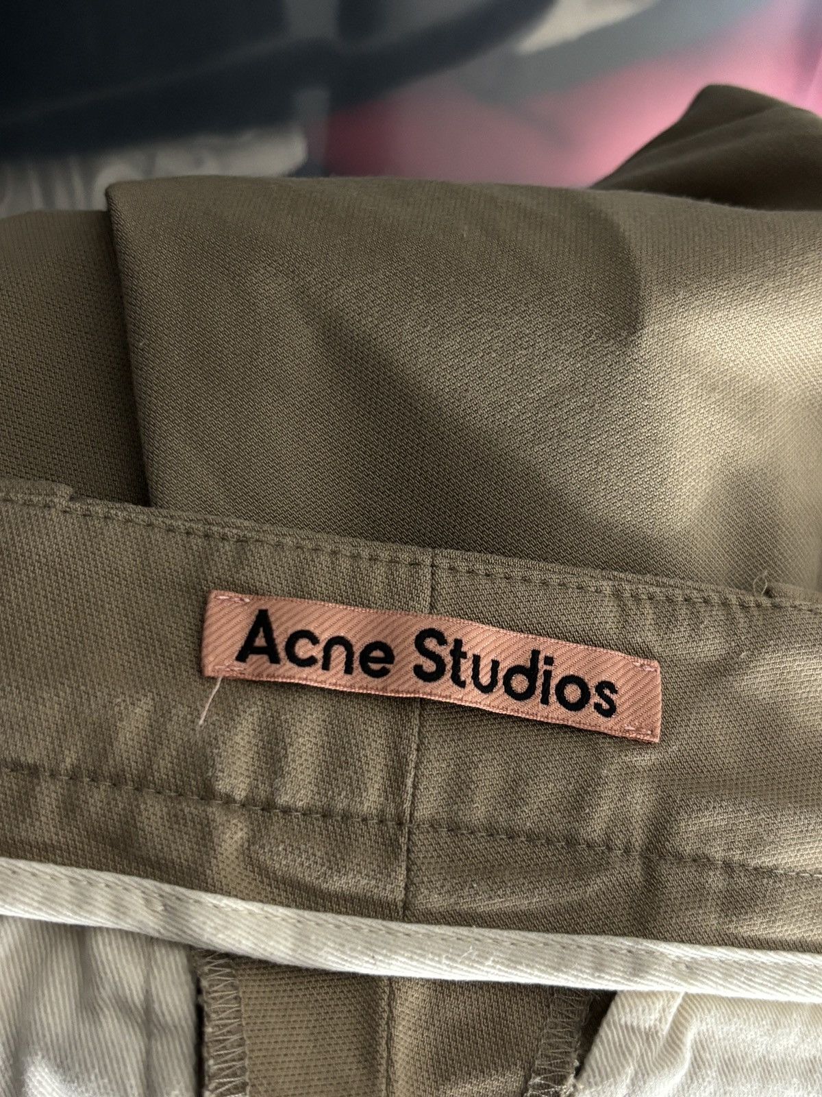 Acne Studios Acne Studios Beige Pleated Chino Pants Size US 32 / EU 48 - 10 Thumbnail