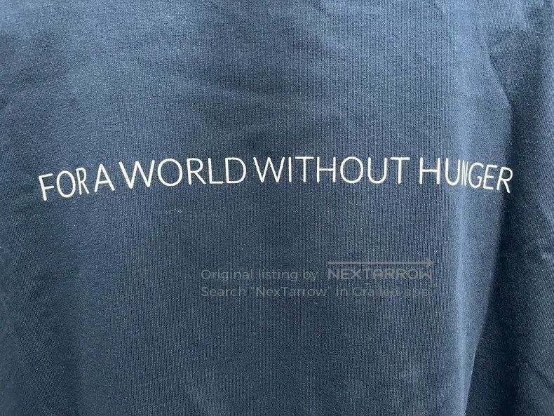 Balenciaga Balenciaga Charity Wheat Lettering Printed Round Neck Slim Size US L / EU 52-54 / 3 - 5 Thumbnail