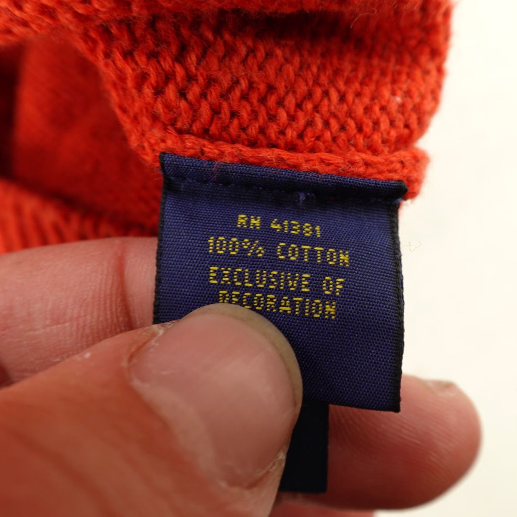 Polo Ralph Lauren VINTAGE Polo Ralph Lauren Sweater Shirt Mens S Orange 1/4 Zip Pullover Pony Logo Cotton Knit Mock Neck Classic Outdoor Modern Fit Mens Size US S / EU 44-46 / 1 - 5 Thumbnail