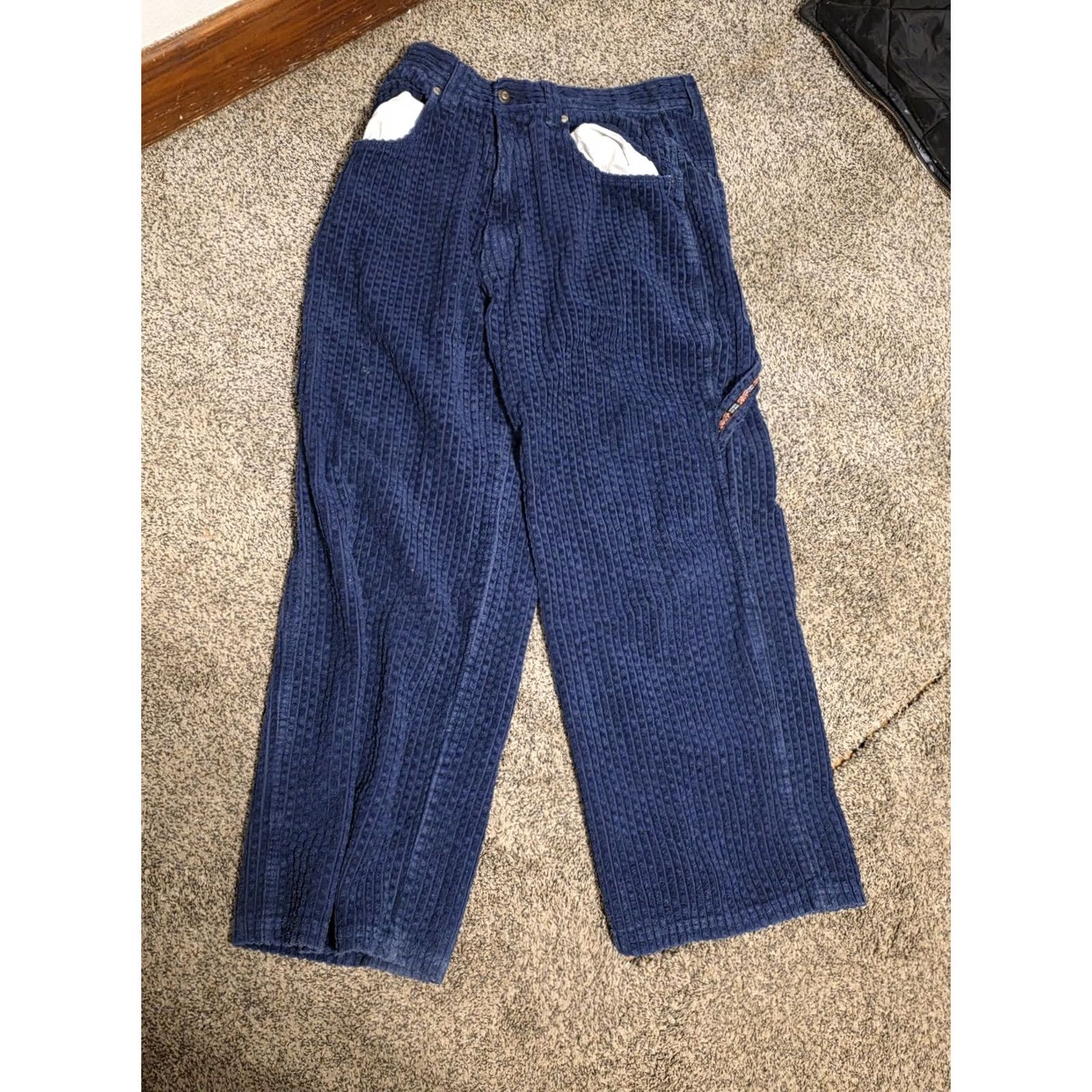 Denime VINTAGE 101f Jeans 90s Grunge Wide-Leg Denim Blue 32 36 Regular Men Size US 36 / EU 52 - 2 Thumbnail