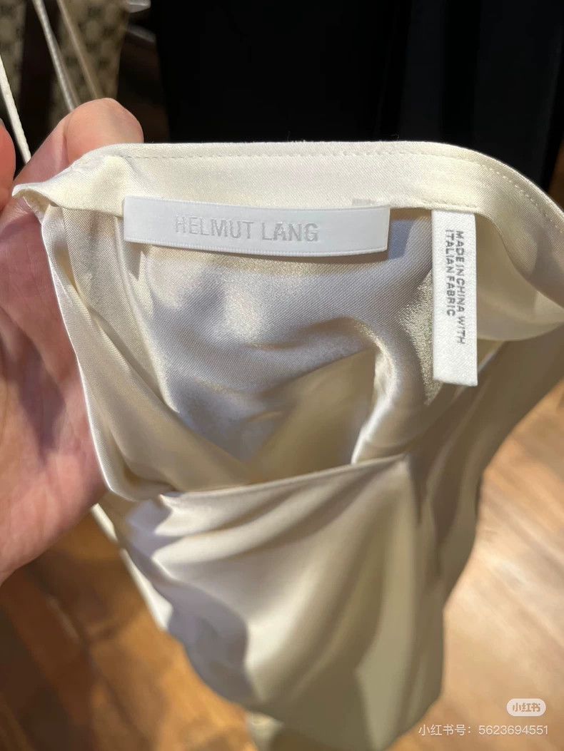 Helmut Lang HELMUT LANG size10 White pleated satin texture backless dre Size M / US 6-8 / IT 42-44 - 8 Thumbnail