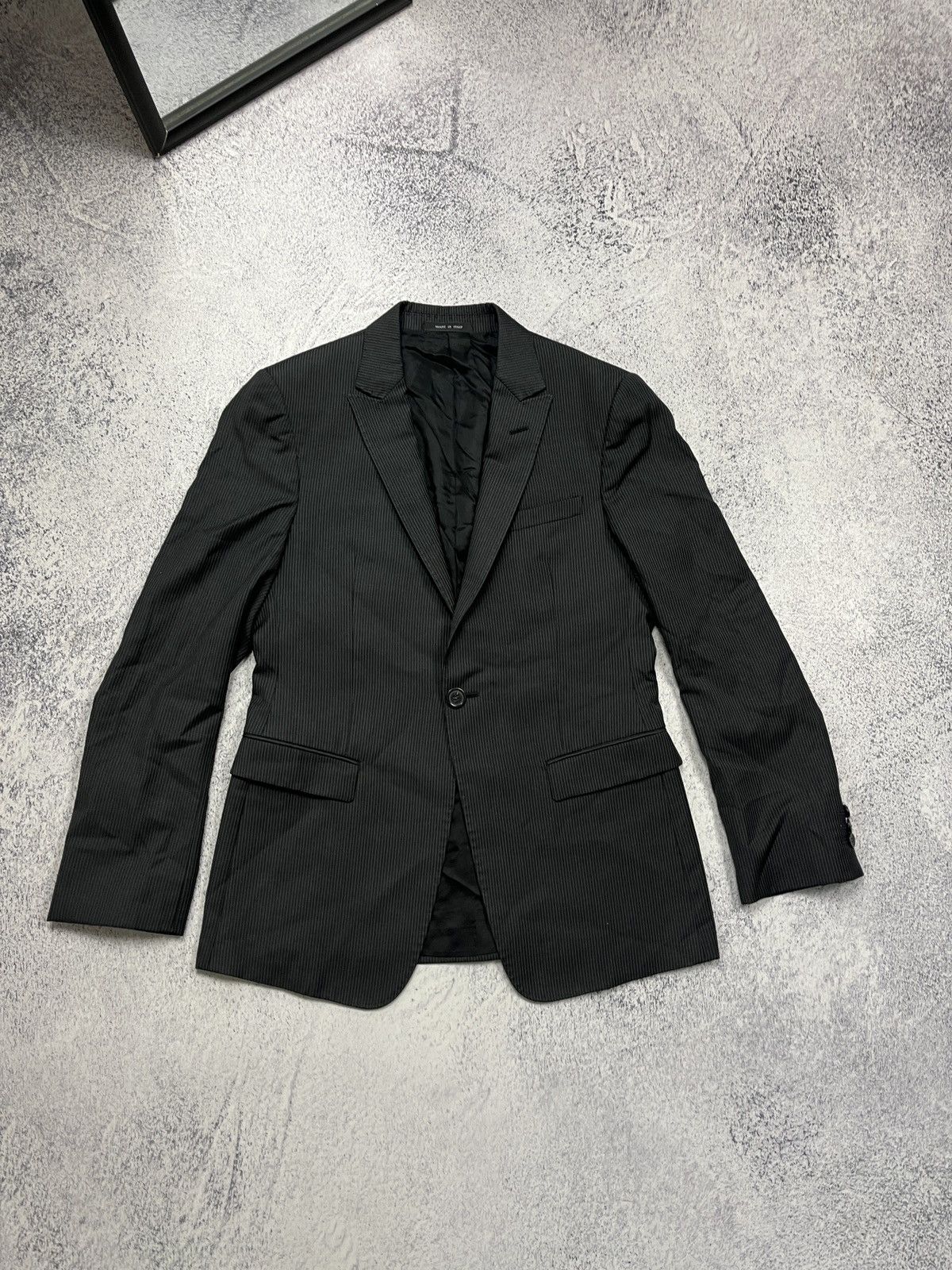 Emporio Armani Vintage Emporio Armani David Line Wool 130’s Women’s Suit Size L / US 10 / IT 46 - 6 Thumbnail