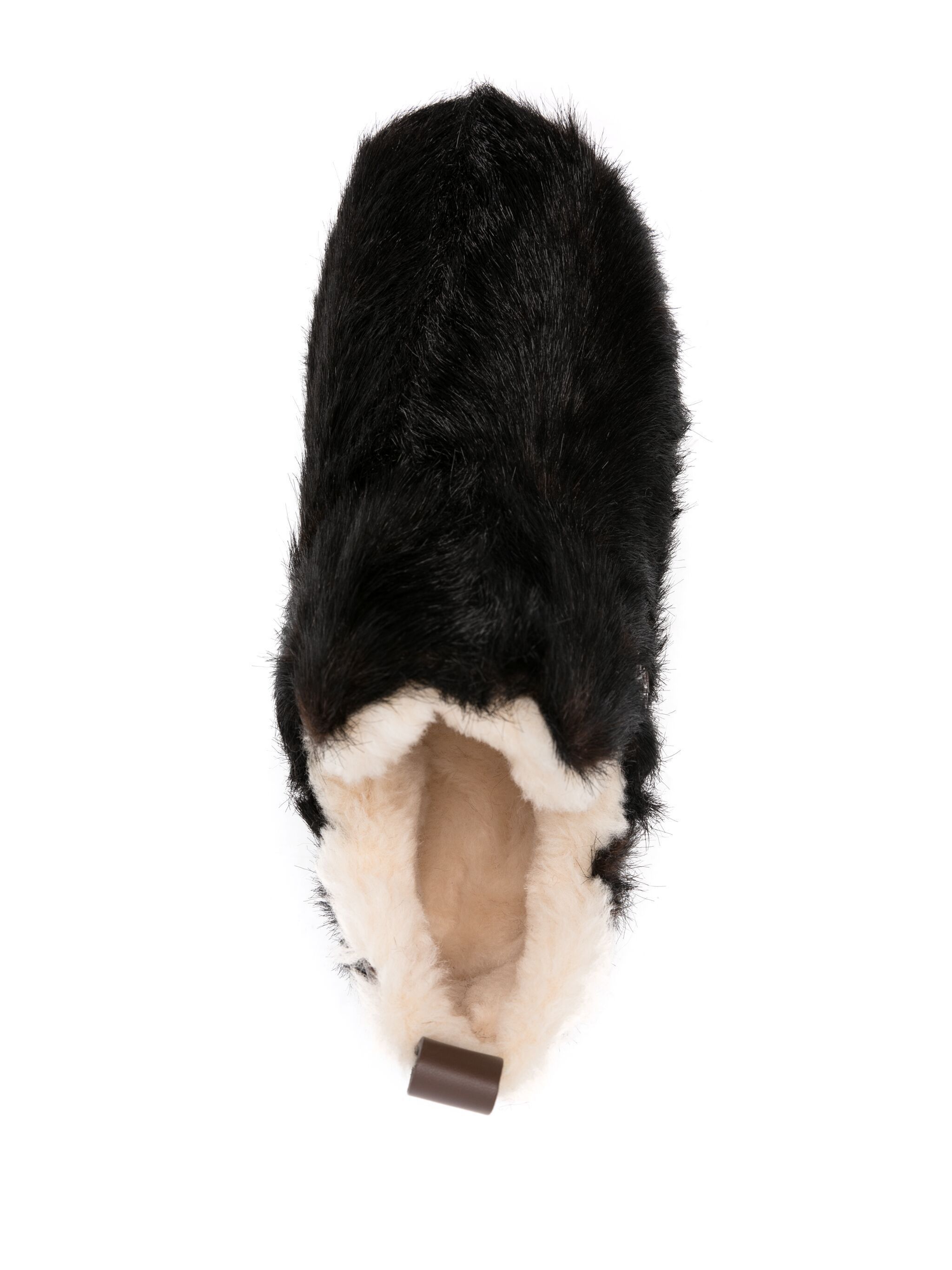 o1w1db11224 Malibu Shearling Ankle Boots in Black/Brown