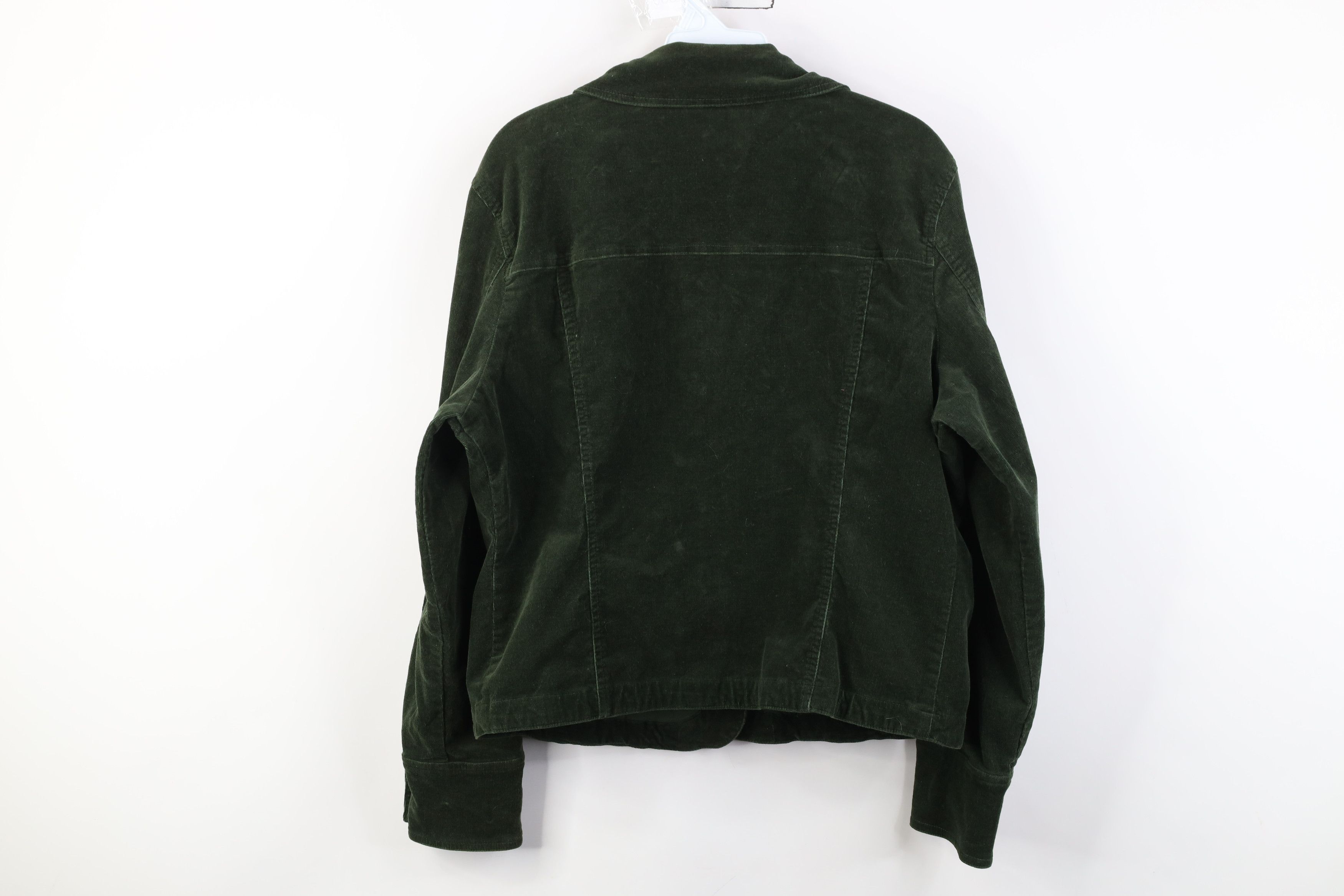 Vintage Vintage 90s Y2K Streetwear Babydoll Corduroy Trucker Jacket Size L / US 10 / IT 46 - 13 Thumbnail