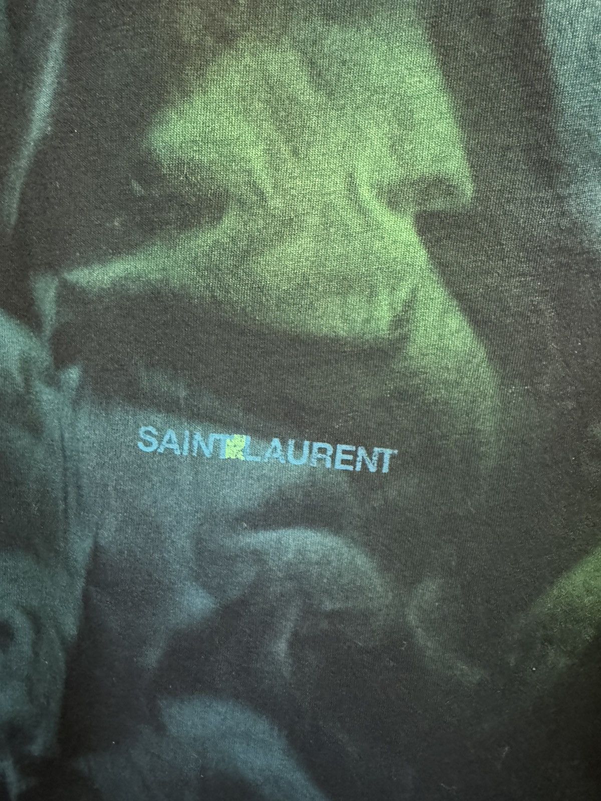 Saint Laurent Paris Saint Laurent Rive Gauche Tie Dye Tee Size US M / EU 48-50 / 2 - 3 Thumbnail