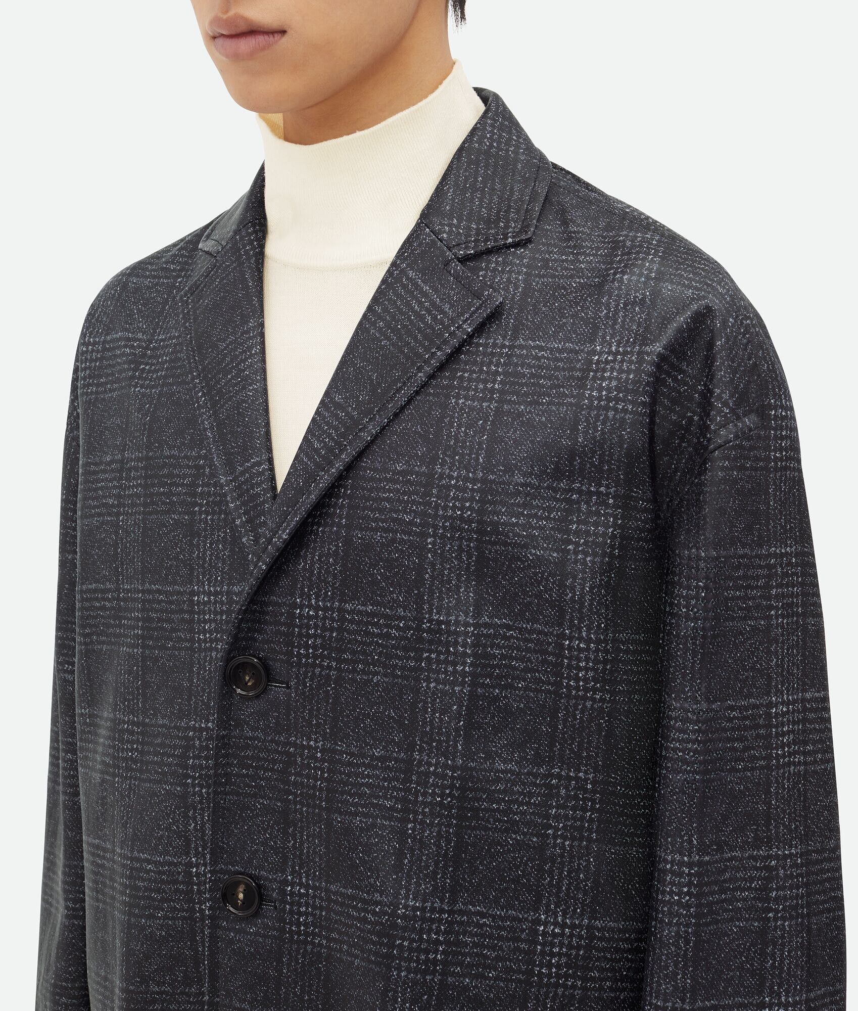 Bottega Veneta o1loc1c0125 751241 Printed Leather Prince Of Wales Coat Size US L / EU 52-54 / 3 - 4 Thumbnail