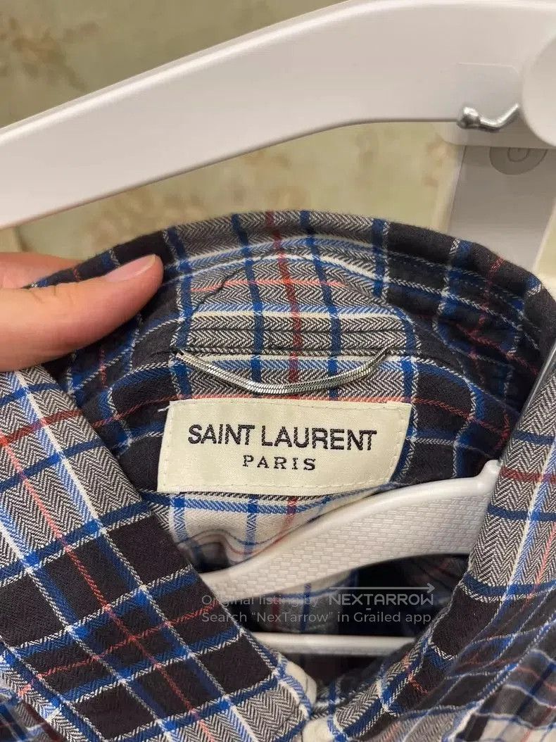 Saint Laurent Paris Saint Laurent 16ss Runway Gradient Shirt. Size US M / EU 48-50 / 2 - 4 Thumbnail
