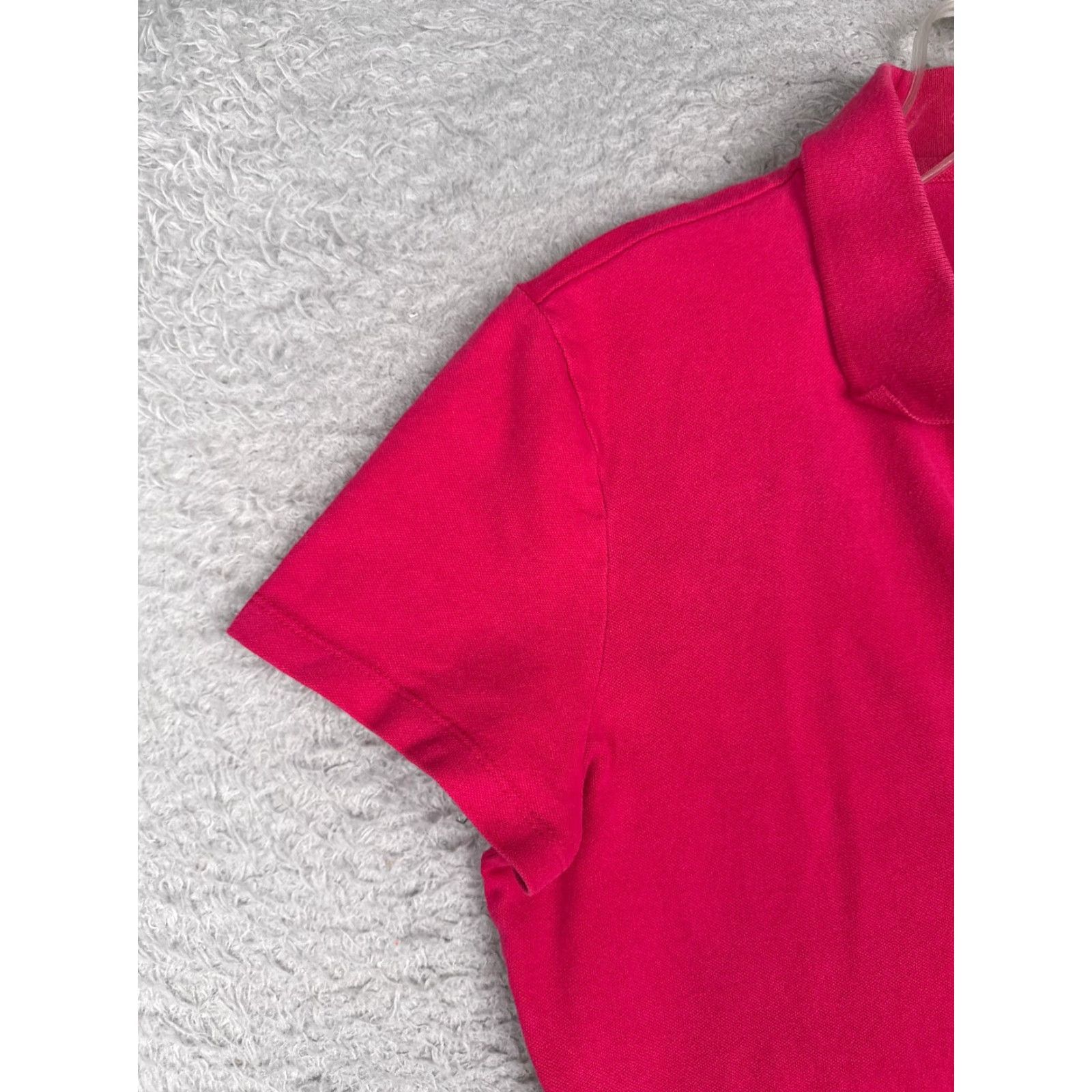 Tommy Hilfiger Tommy Hilfiger Polo Shirt Women M Pink Cotton Blend Short Sleeve Shirt Casual Womens Polo Size M / US 6-8 / IT 42-44 - 3 Thumbnail