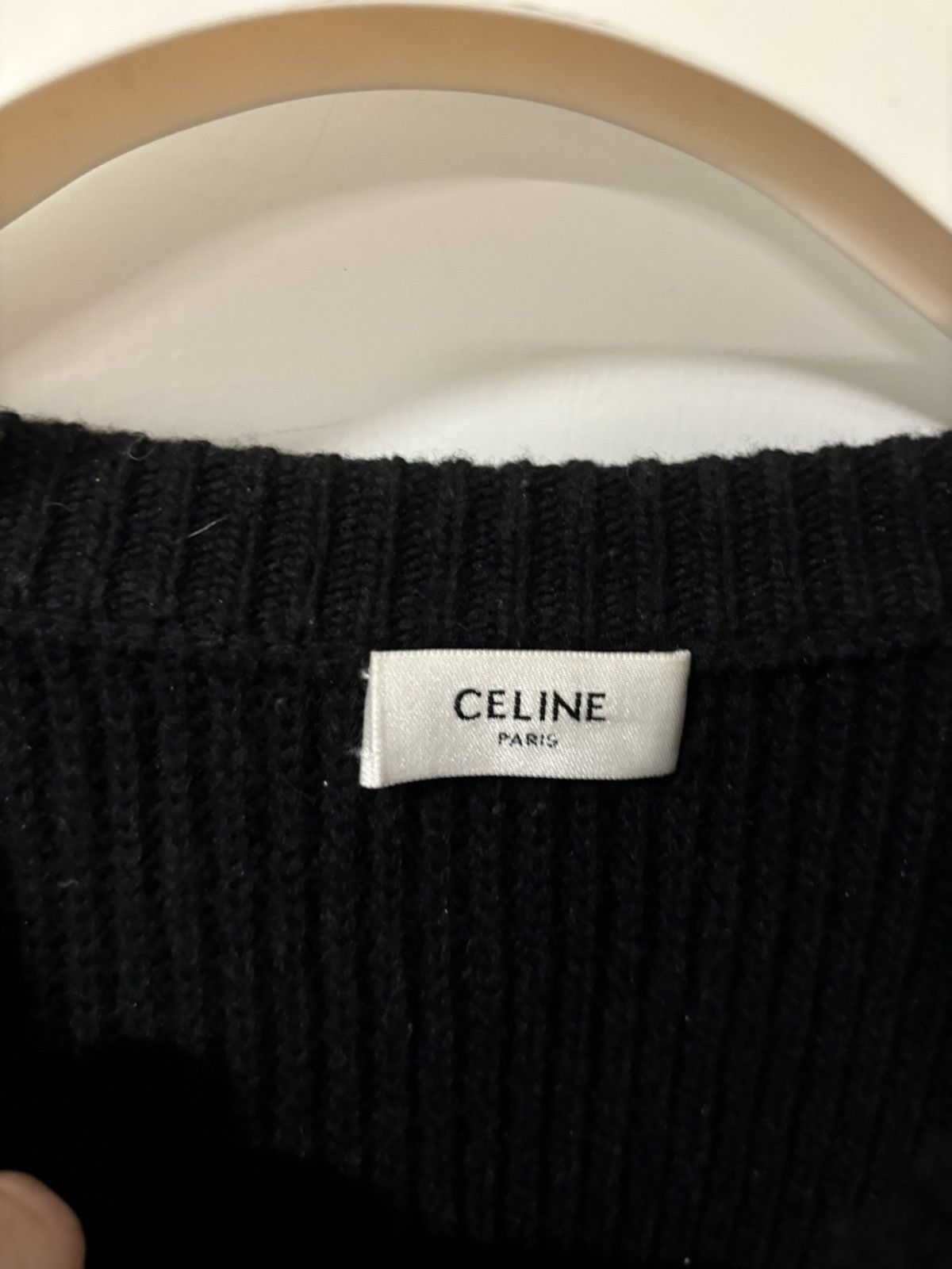 Celine Oversized logo sweater Size US M / EU 48-50 / 2 - 2 Thumbnail
