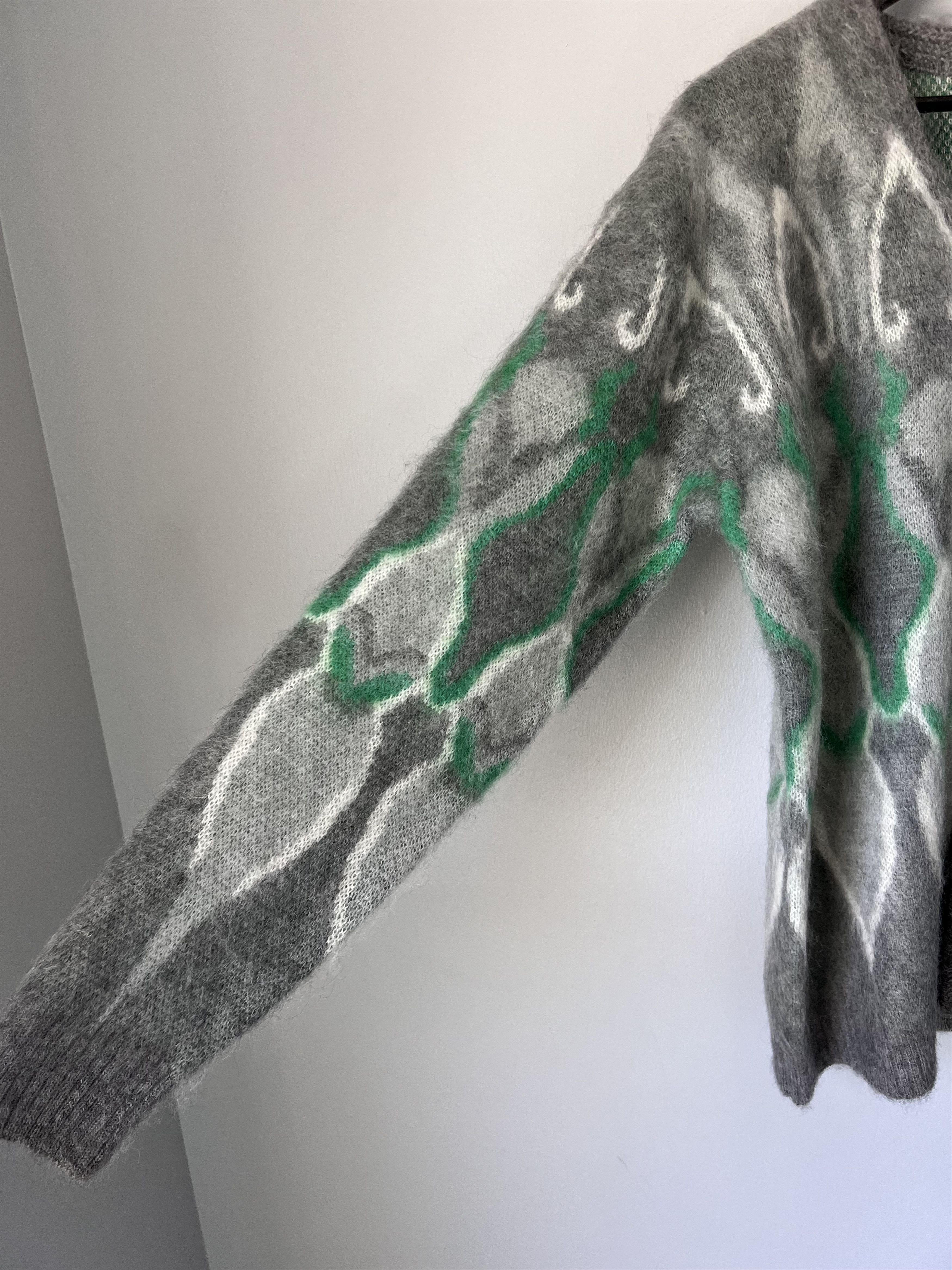 HIDDEN × Needles Needles Hidden NY Psychedelic Mohair Cardigan Size US XL / EU 56 / 4 - 4 Thumbnail