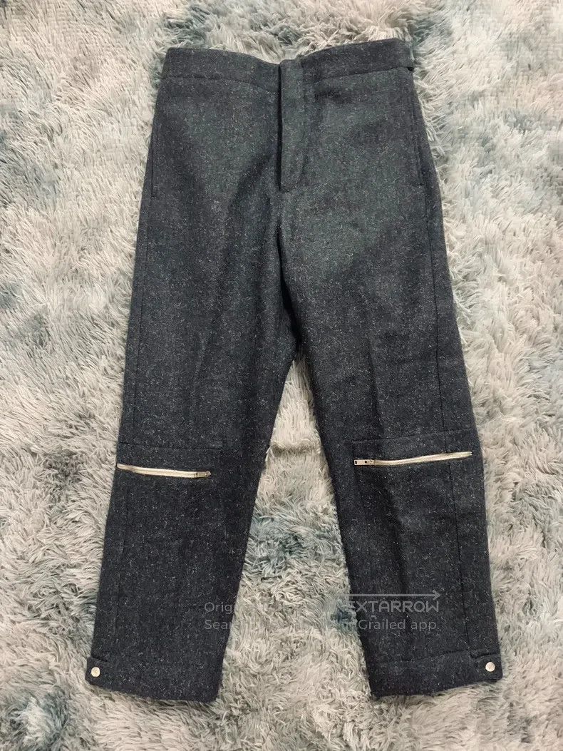 Jil Sander size M Runway Thick Tweed Casual Sports Pants