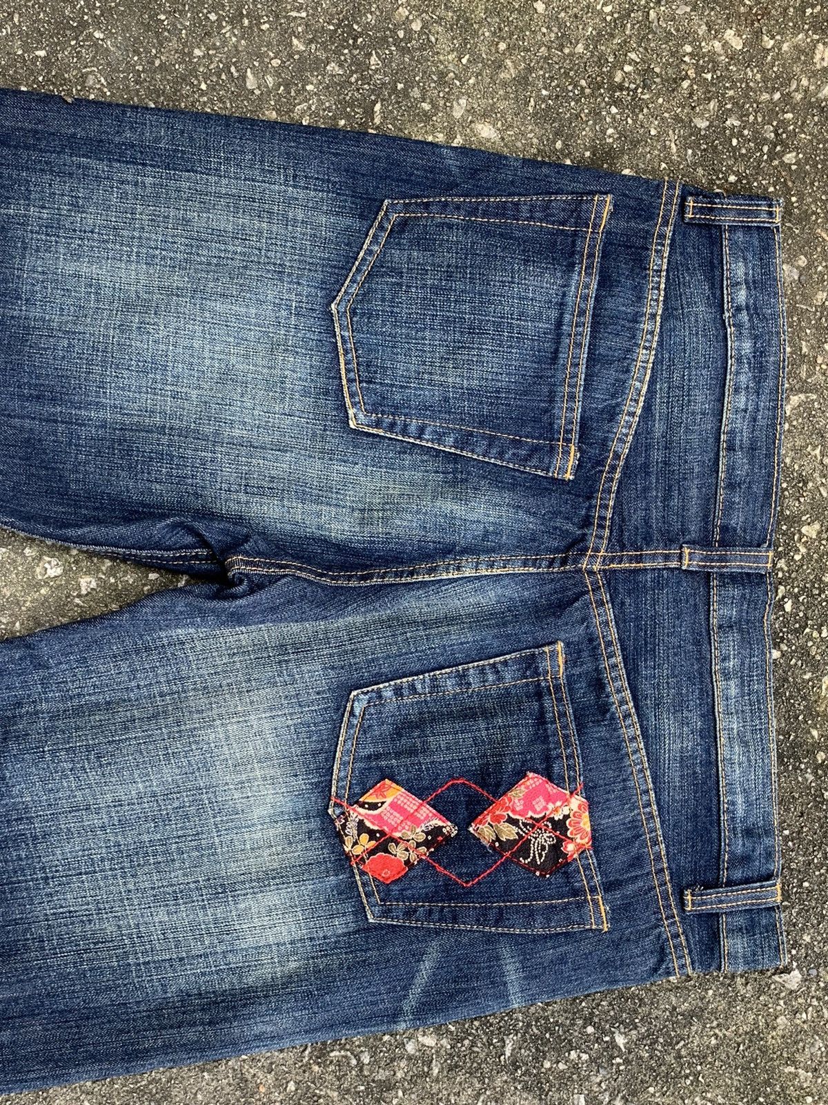 Takeo Kikuchi Vintage Takeo Kikuchi Patchwork Denim Jeans Pants Size US 35 - 11 Thumbnail