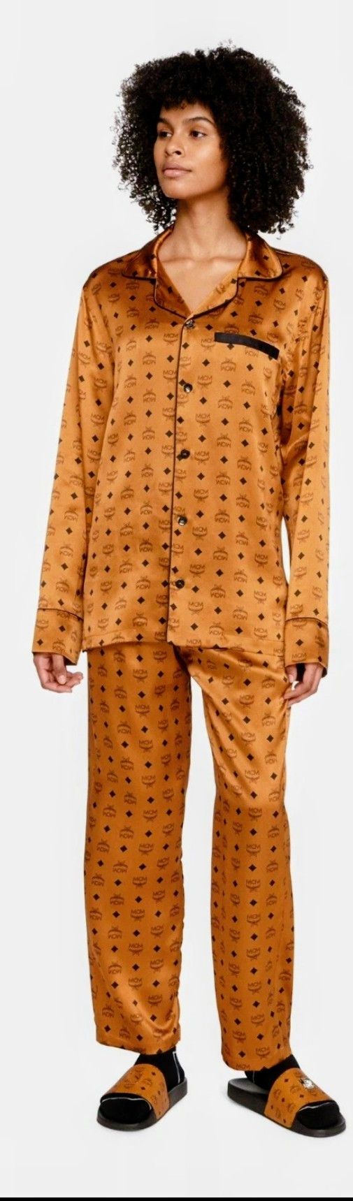MCM MCM SILK PJ's RARE FIND BNWT SOLD OUT EVERYWHERE W/SLIPPERS Size ONE SIZE - 6 Thumbnail