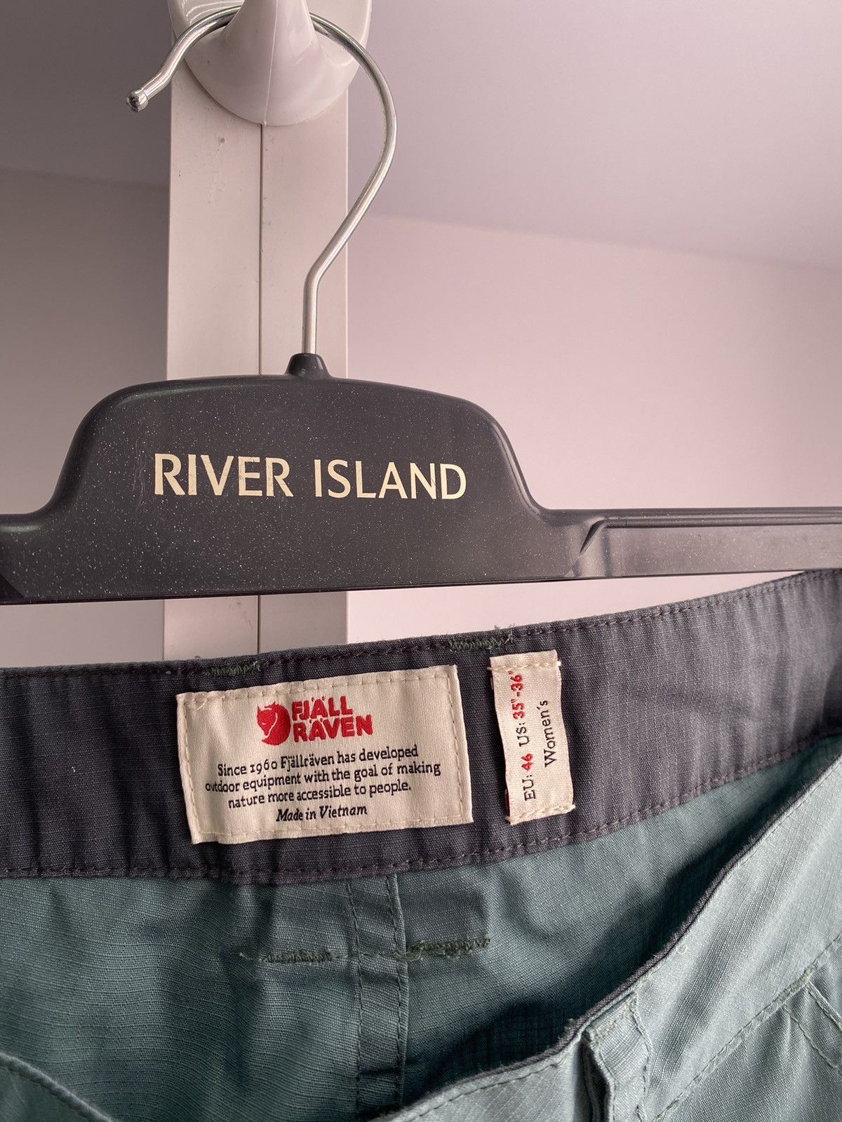 Fjallraven × Vintage Vintage Fjallraven G-1000 outdoor shorts Size US 35 - 6 Thumbnail