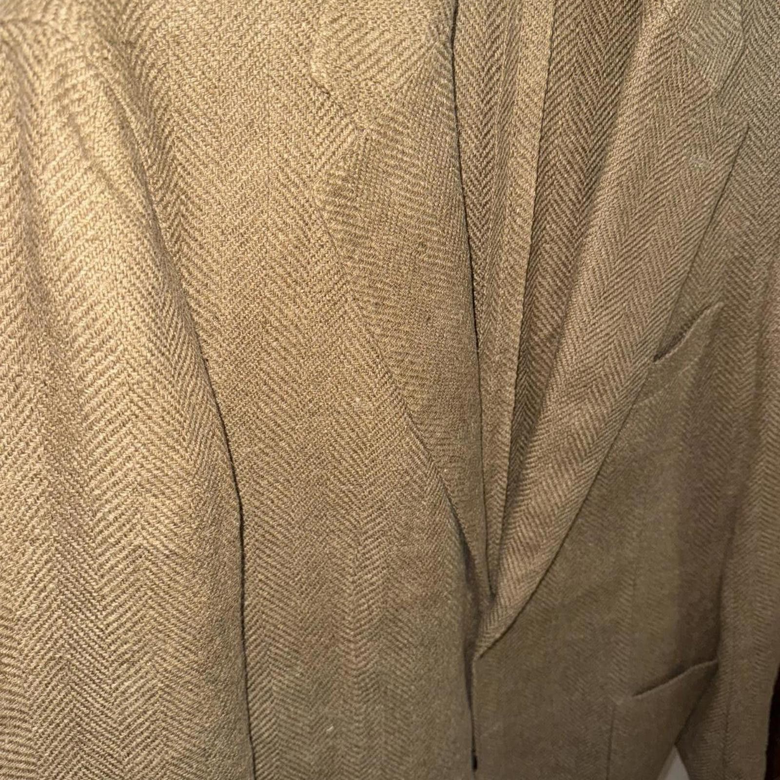 Todd Snyder Todd Snyder ITALIAN SILK-LINEN HERRINGBONE SPORT COAT Size US M / EU 48-50 / 2 - 3 Thumbnail