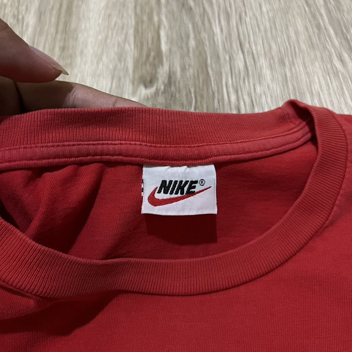 Nike × Vintage 90’s NIKE Vintage JUST DO IT Red Size US M / EU 48-50 / 2 - 5 Thumbnail