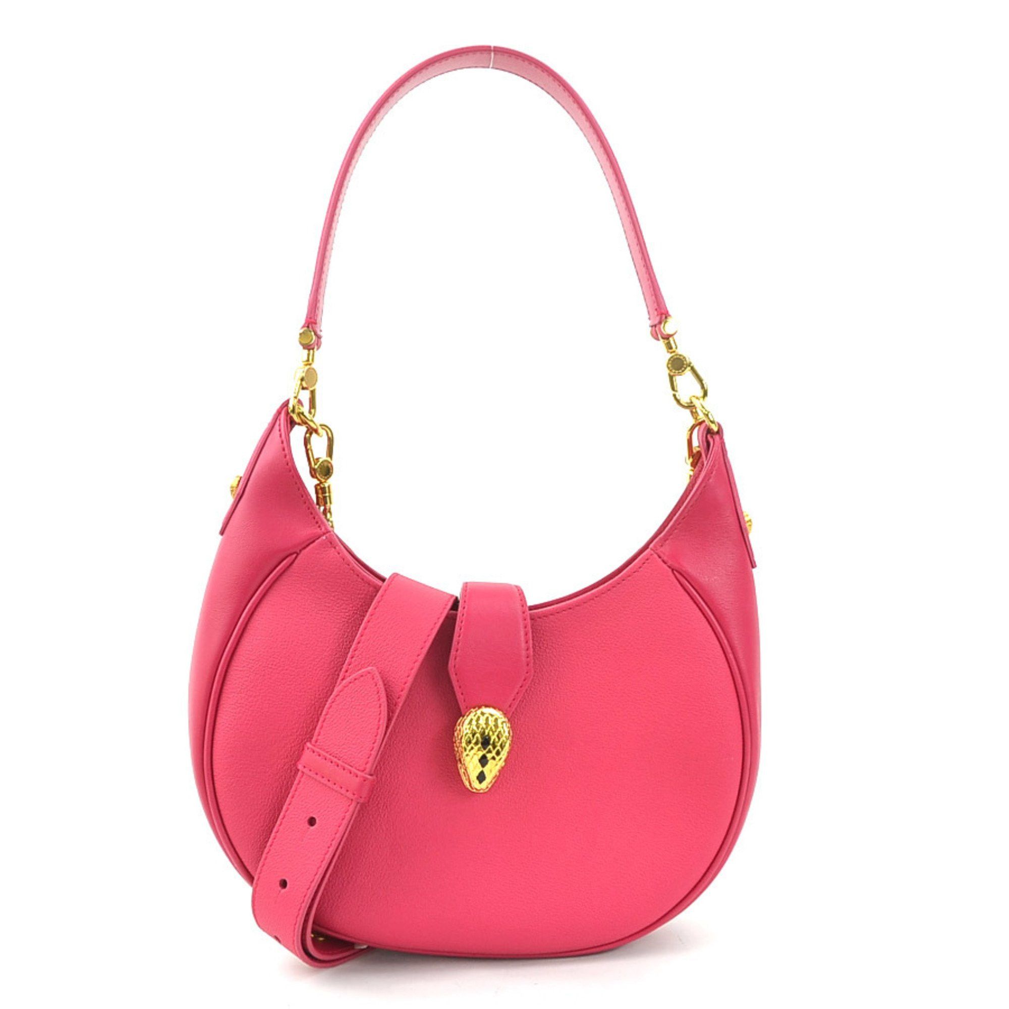 Bvlgari BVLGARI Shoulder Bag Serpenti Leather Magenta Women's 90030k Size ONE SIZE - 1 Thumbnail