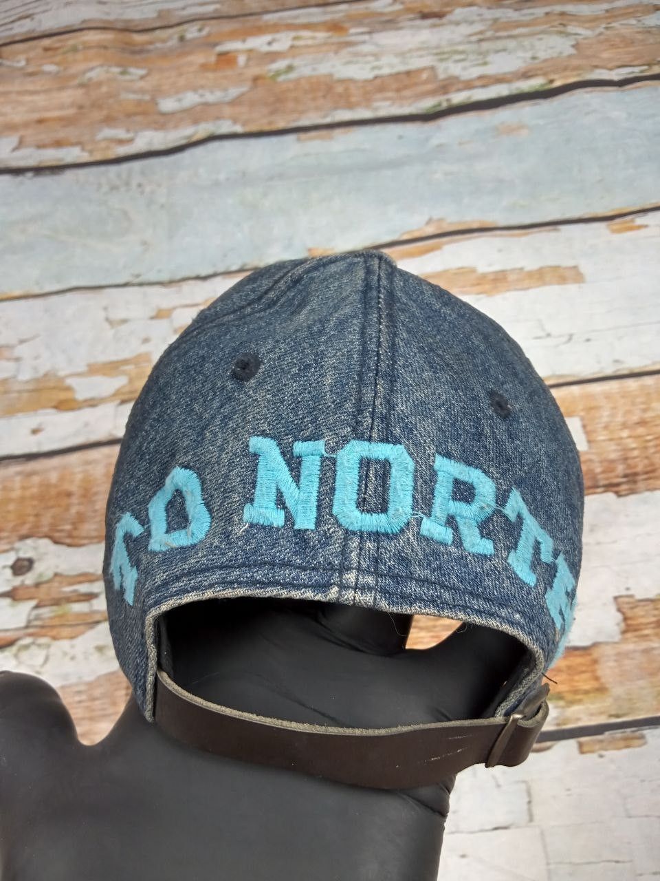 Japanese Brand Vintage Y2K JCap & Co 45 To North Denim Distressed Cap Size ONE SIZE - 7 Thumbnail
