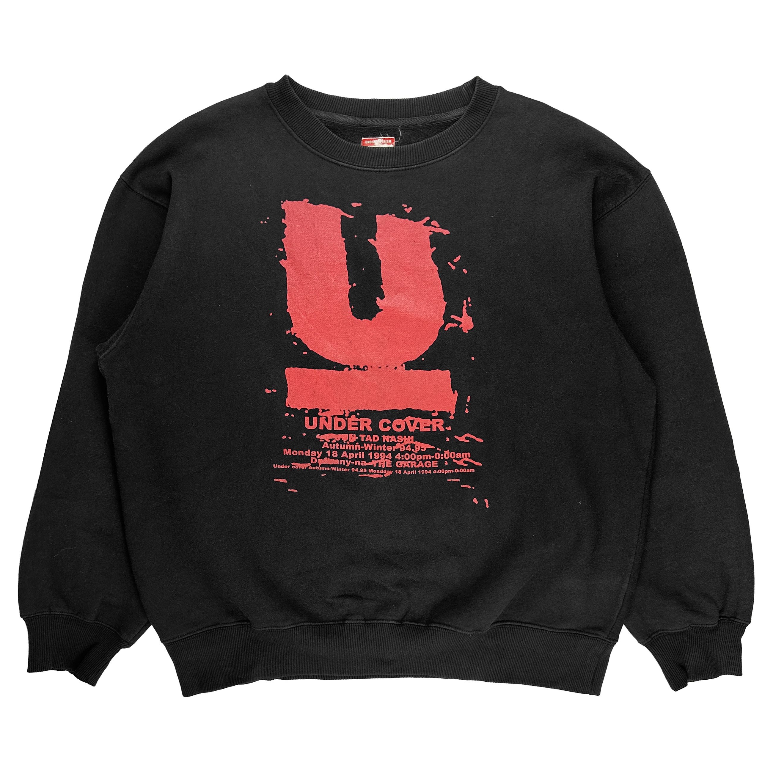 image of Undercover 2000's First Invitation Sweatshirt in Black, Men's (Size Large)