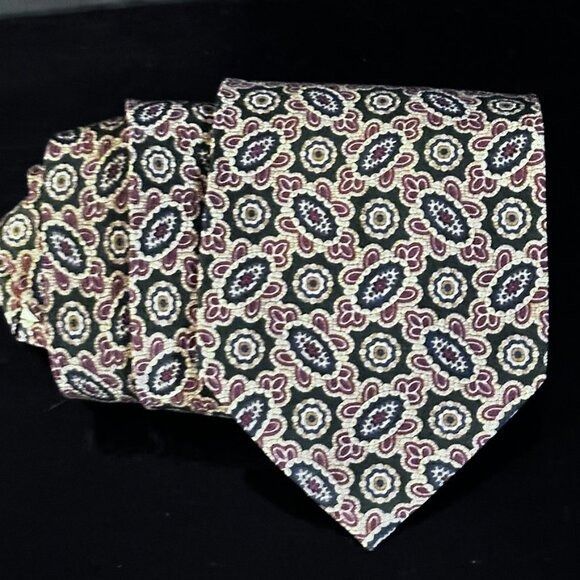 Gianfranco Ferre Gianfranco Ferre Paisley brown Medallion Neckwear Tie Mens C Size ONE SIZE - 2 Thumbnail