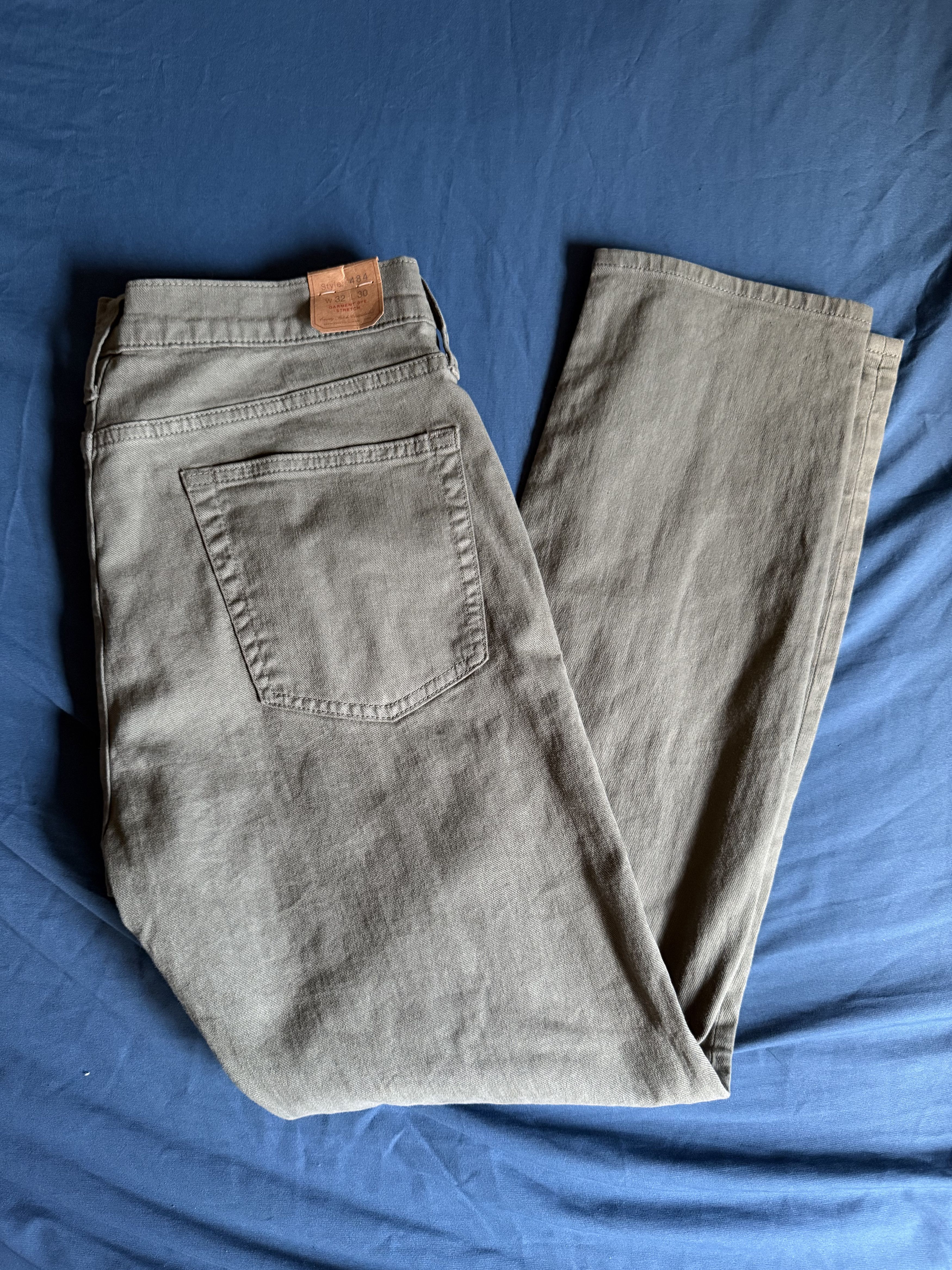 J. Crew 484 Slim Fit Garment Dyed Pant 32x30 $118