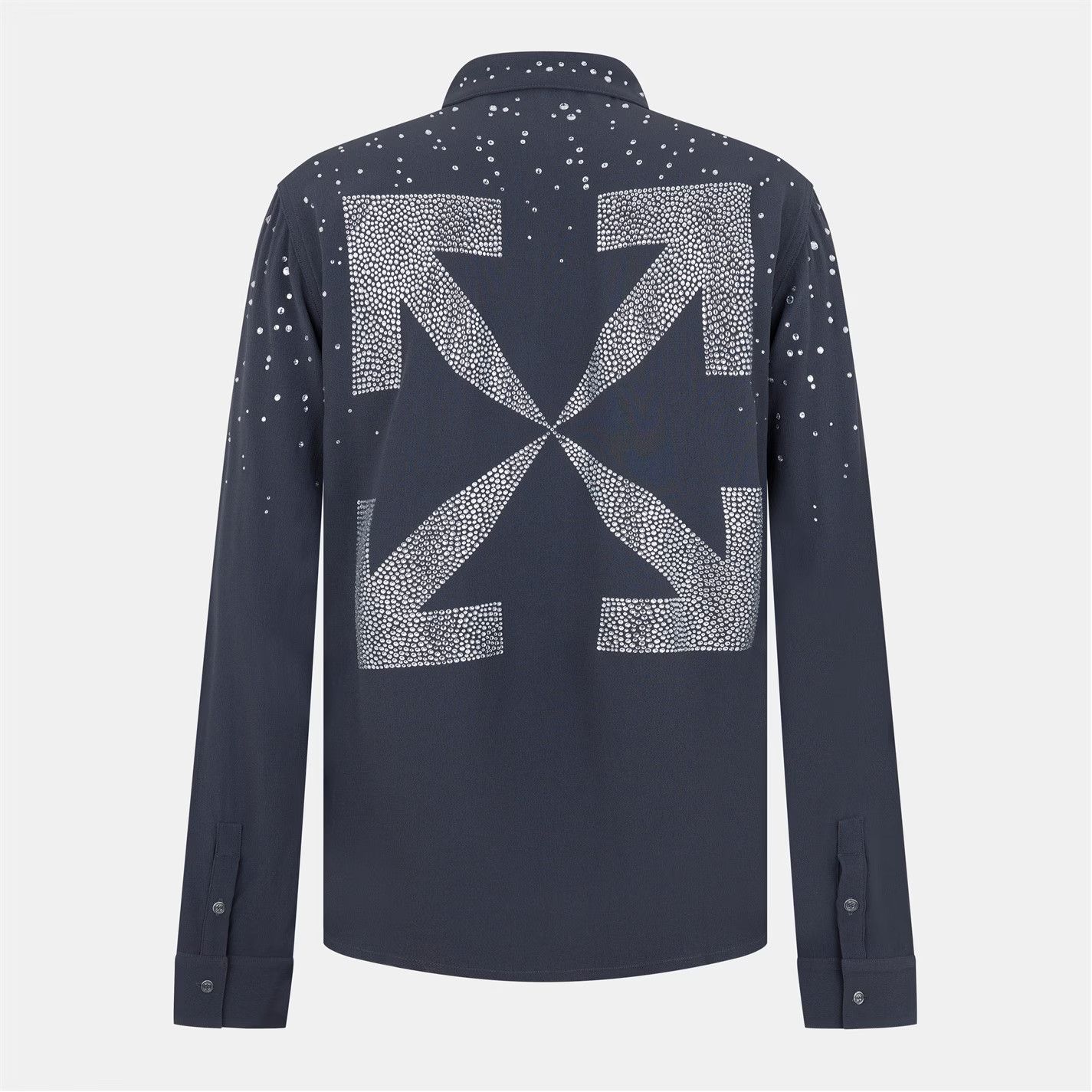Off-White o1g2r1mq0326 Long Sleeve Shirt in Grey/Silver Size US XS / EU 42 / 0 - 2 Thumbnail