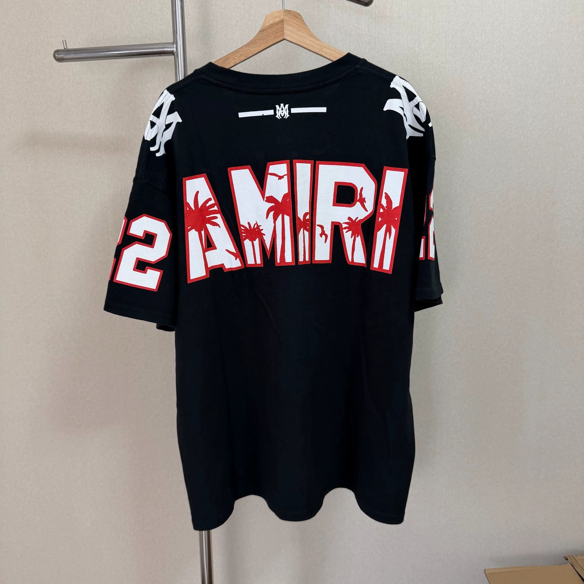 Amiri AMIRI SS23 Digital Straight Crew Tee Men Black XXL Size US XXL / EU 58 / 5 - 2 Thumbnail