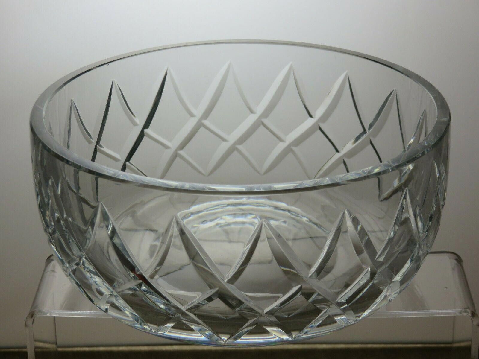 The Unbranded Brand Cut Glass Lead Crystal Fruit Salad Serving Bowl 3 3/4" Size ONE SIZE - 4 Thumbnail