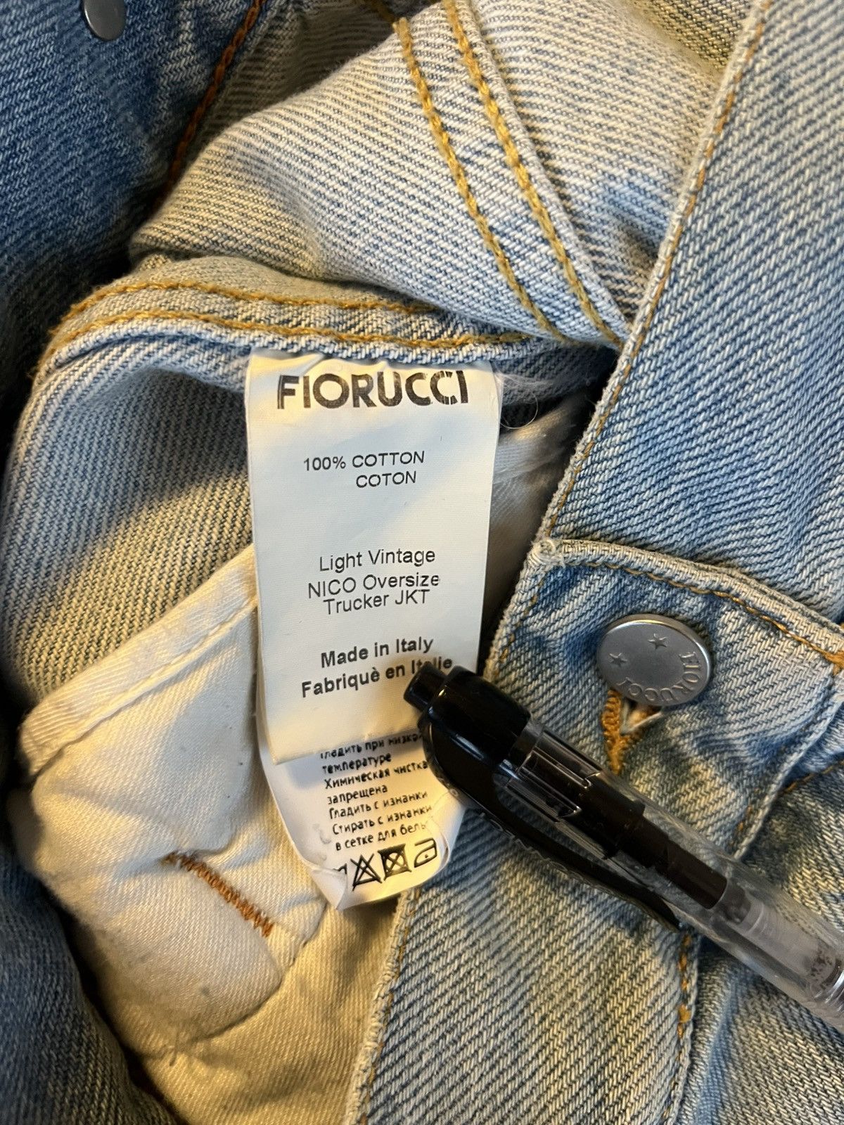 Fiorucci Fiorucci - Nico Denim Jacket Size US S / EU 44-46 / 1 - 5 Thumbnail
