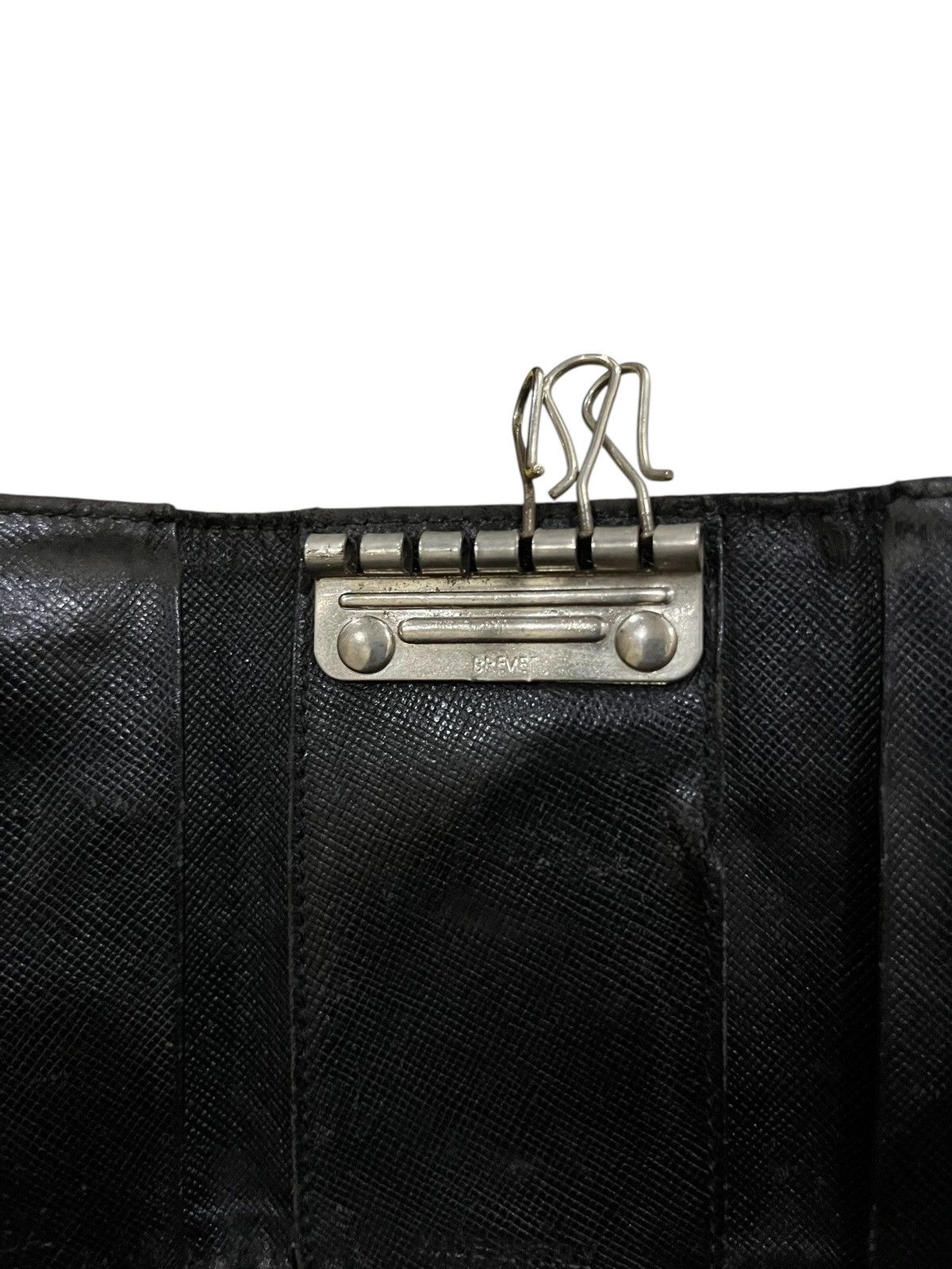 Prada PRADA TESSUTO NYLON KEY CASE HOLDER BLACK Size ONE SIZE - 11 Thumbnail