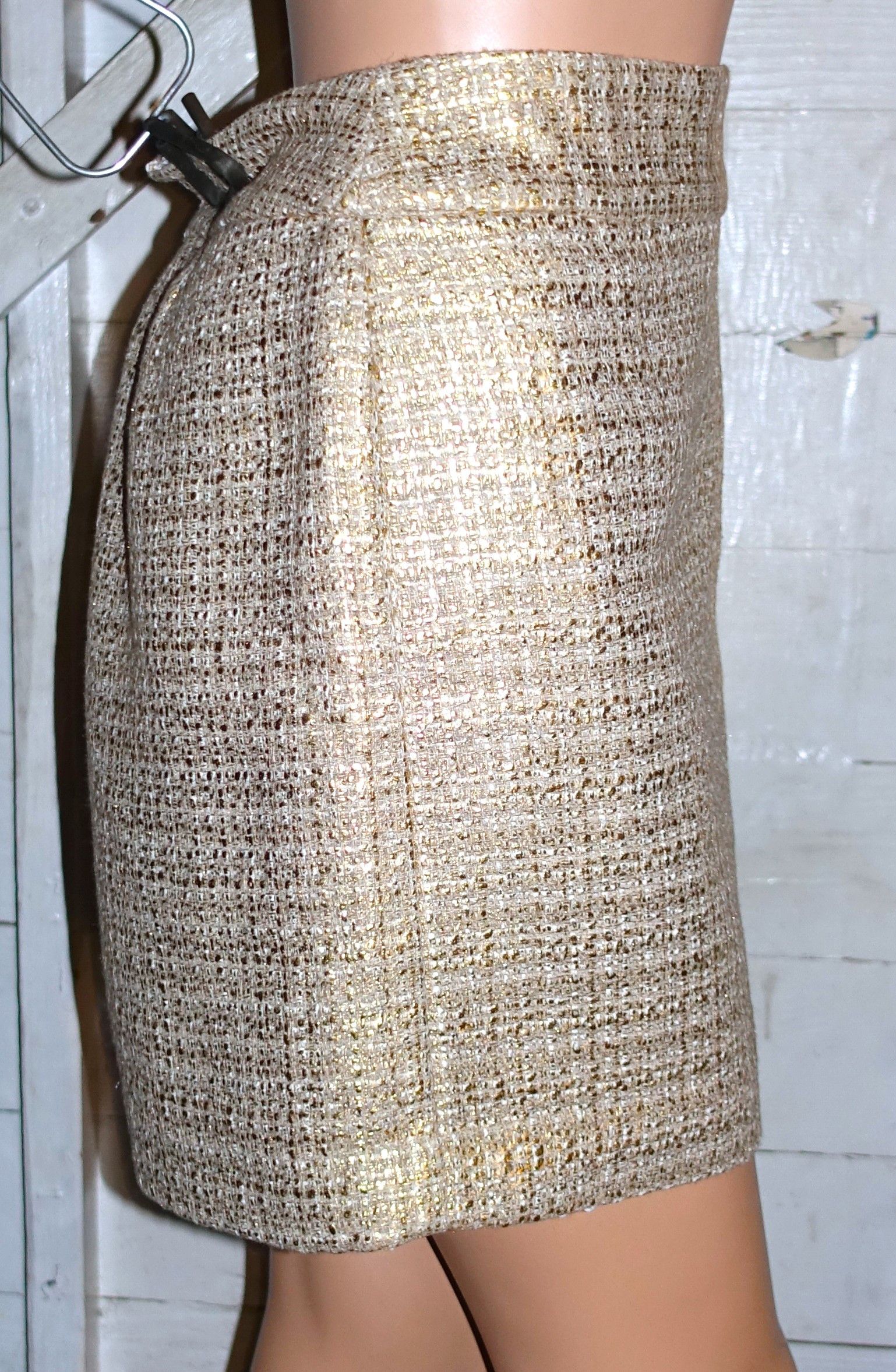 Banana Republic Banana Republic Gold Skirt 4 Size 30" / US 8 / IT 44 - 5 Thumbnail