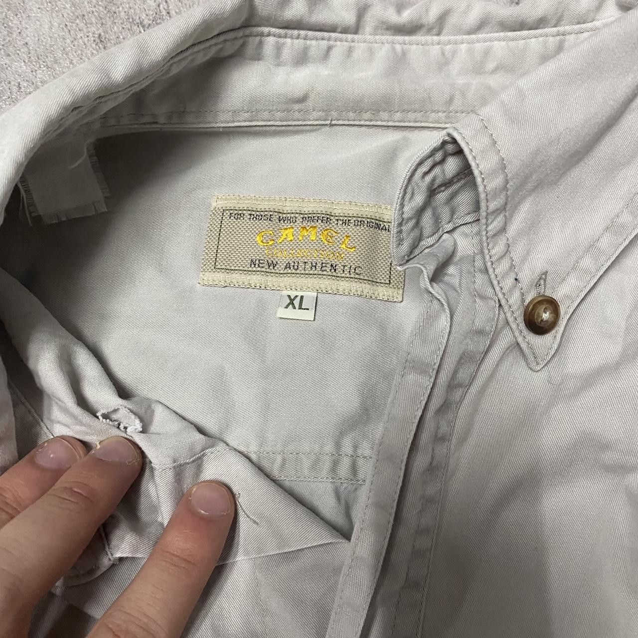 Camel Cream vintage Camel button-up shirt Size US XL / EU 56 / 4 - 3 Thumbnail