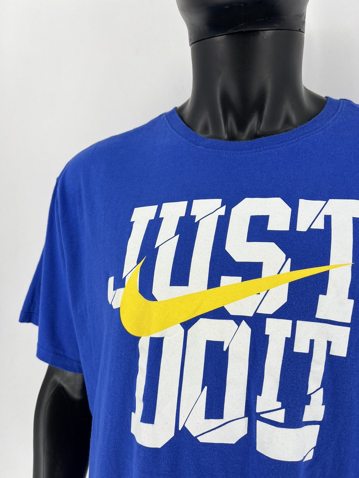 Nike × Vintage Vintage 90s NIKE JUST DO IT SWOOSH Tee Streetwear Y2K Style Size US XXL / EU 58 / 5 - 6 Thumbnail