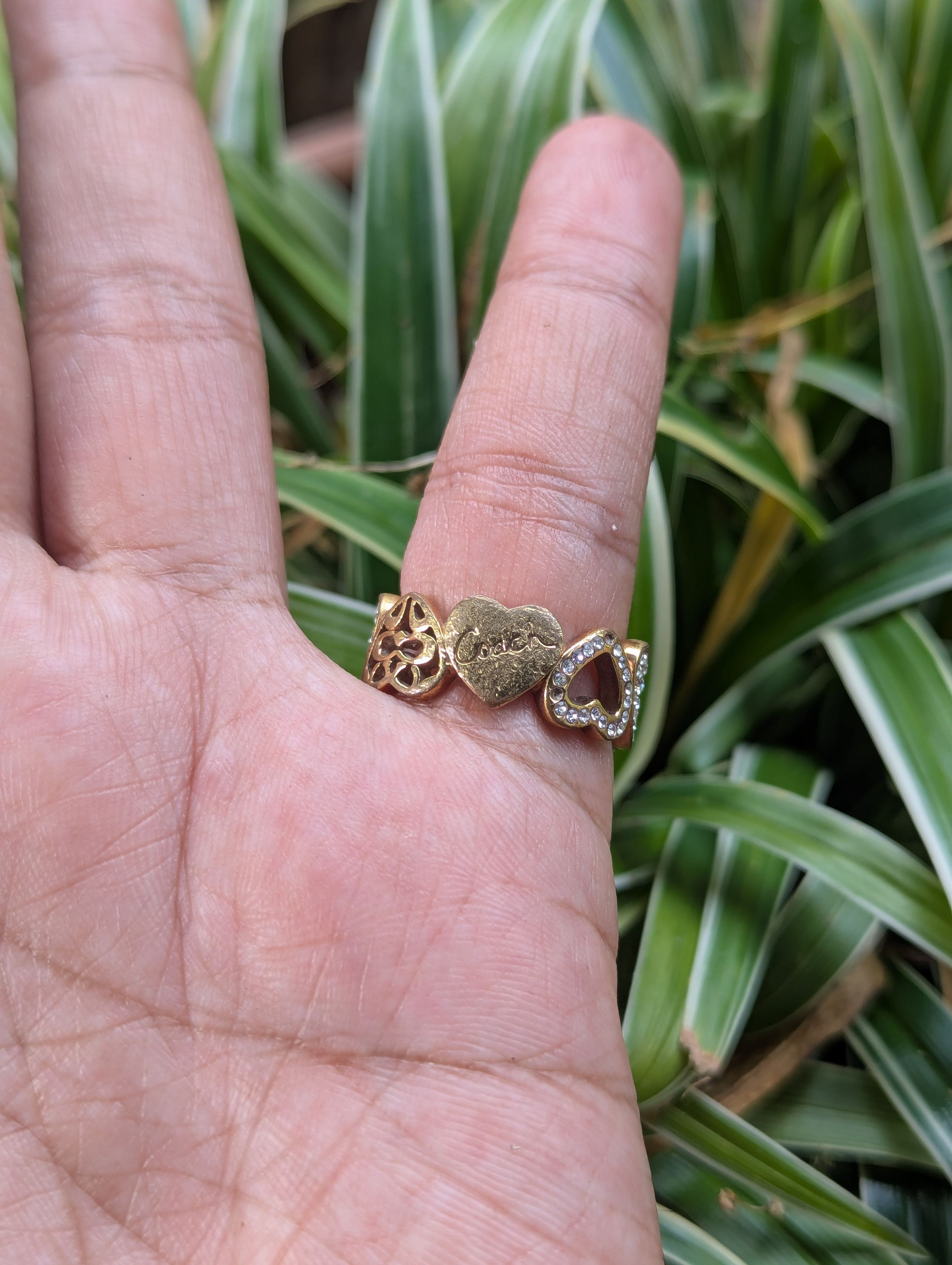 Coach Coach Love Shape Ring Size ONE SIZE - 2 Thumbnail