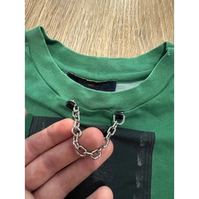 Louis Vuitton Louis Vuitton Green Tee Size US S / EU 44-46 / 1 - 3 Thumbnail